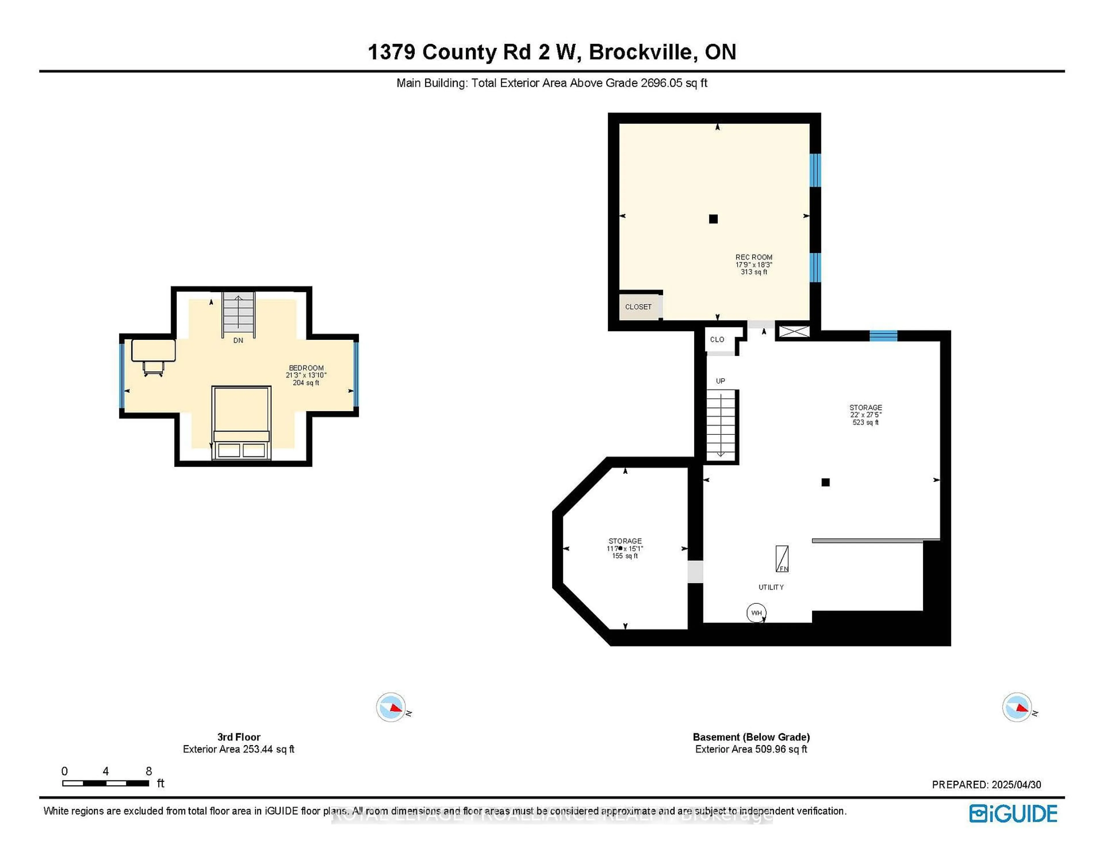 Floor plan for 1379 County Road 2 Rd, Elizabethtown-Kitley Ontario K6V 7C5