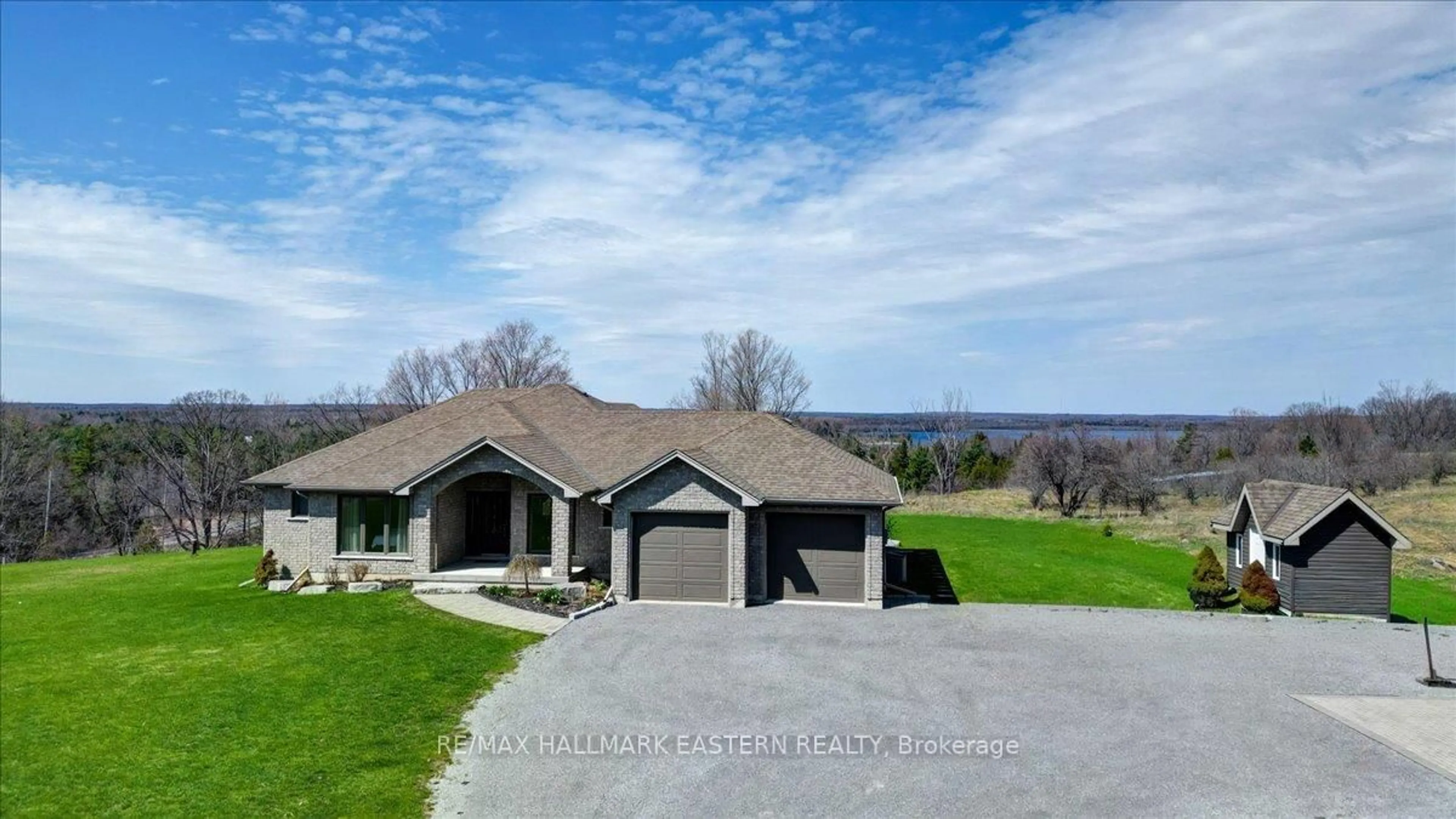 A pic from outside/outdoor area/front of a property/back of a property/a pic from drone, water/lake/river/ocean view for 80 Round Lake Rd, Havelock-Belmont-Methuen Ontario K0L 1Z0