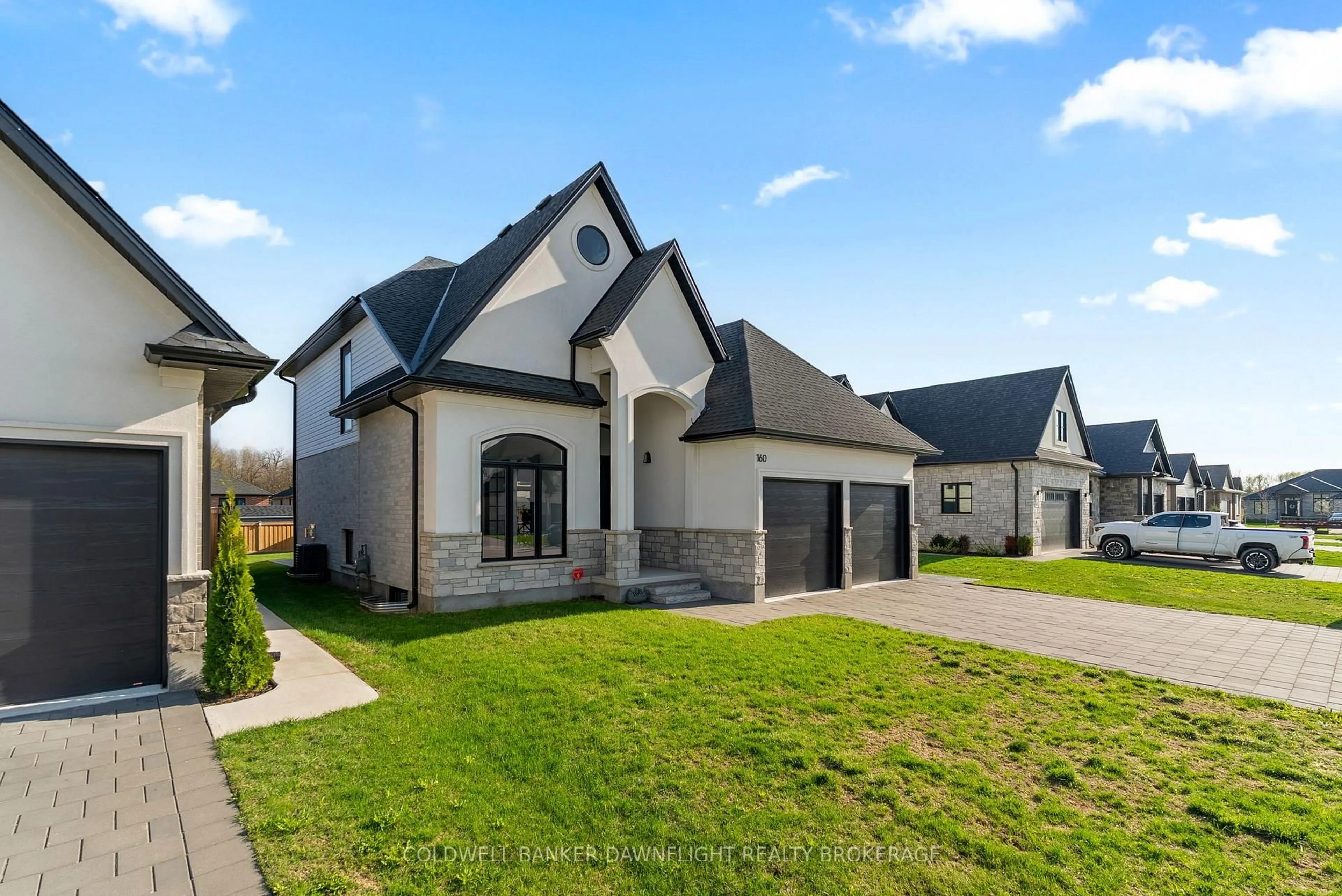 Home with brick exterior material, street for 160 Foxborough Pl, Thames Centre Ontario N0M 2P0