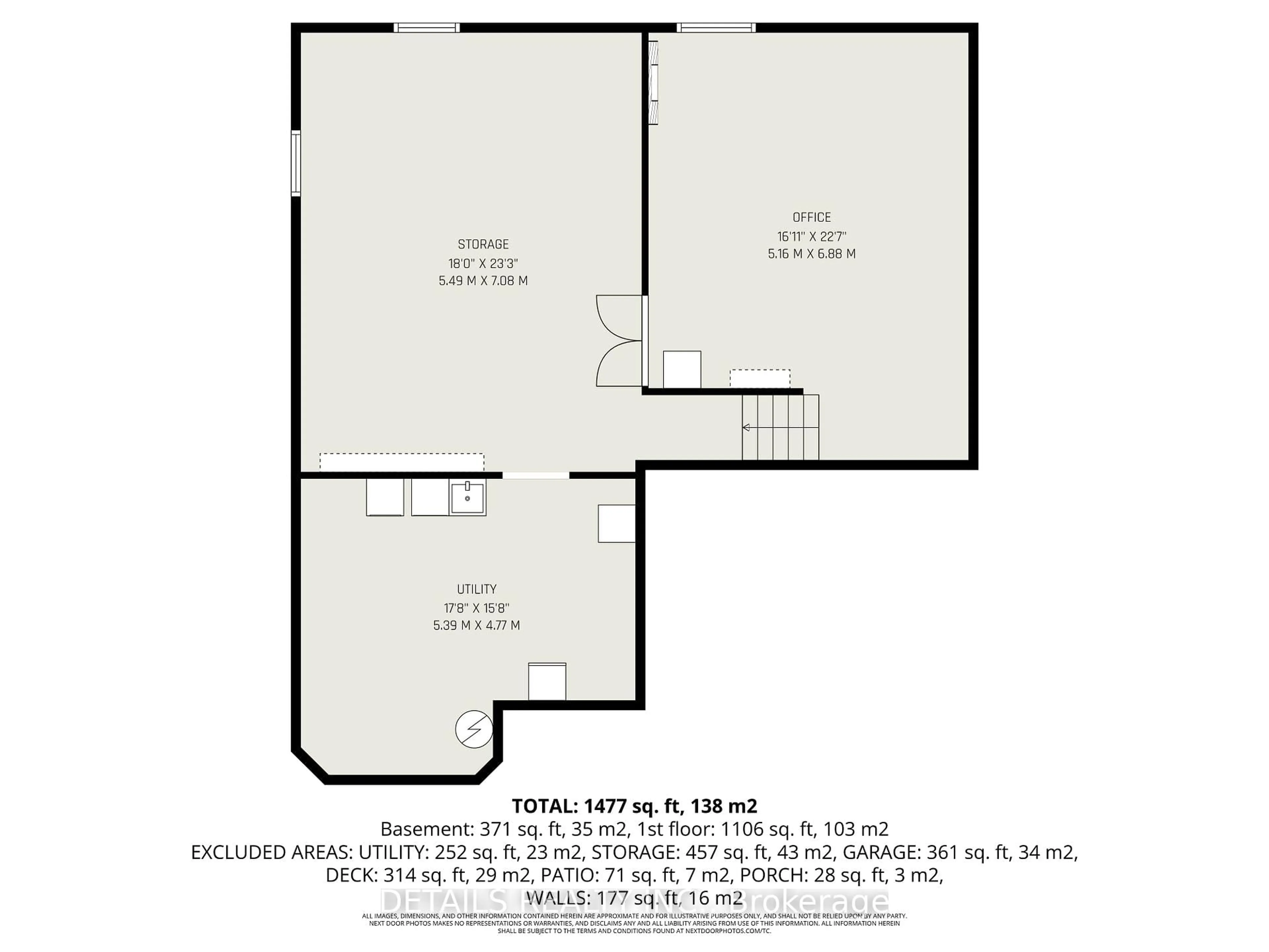 Floor plan for 139 Raina Way, North Grenville Ontario K0G 1J0