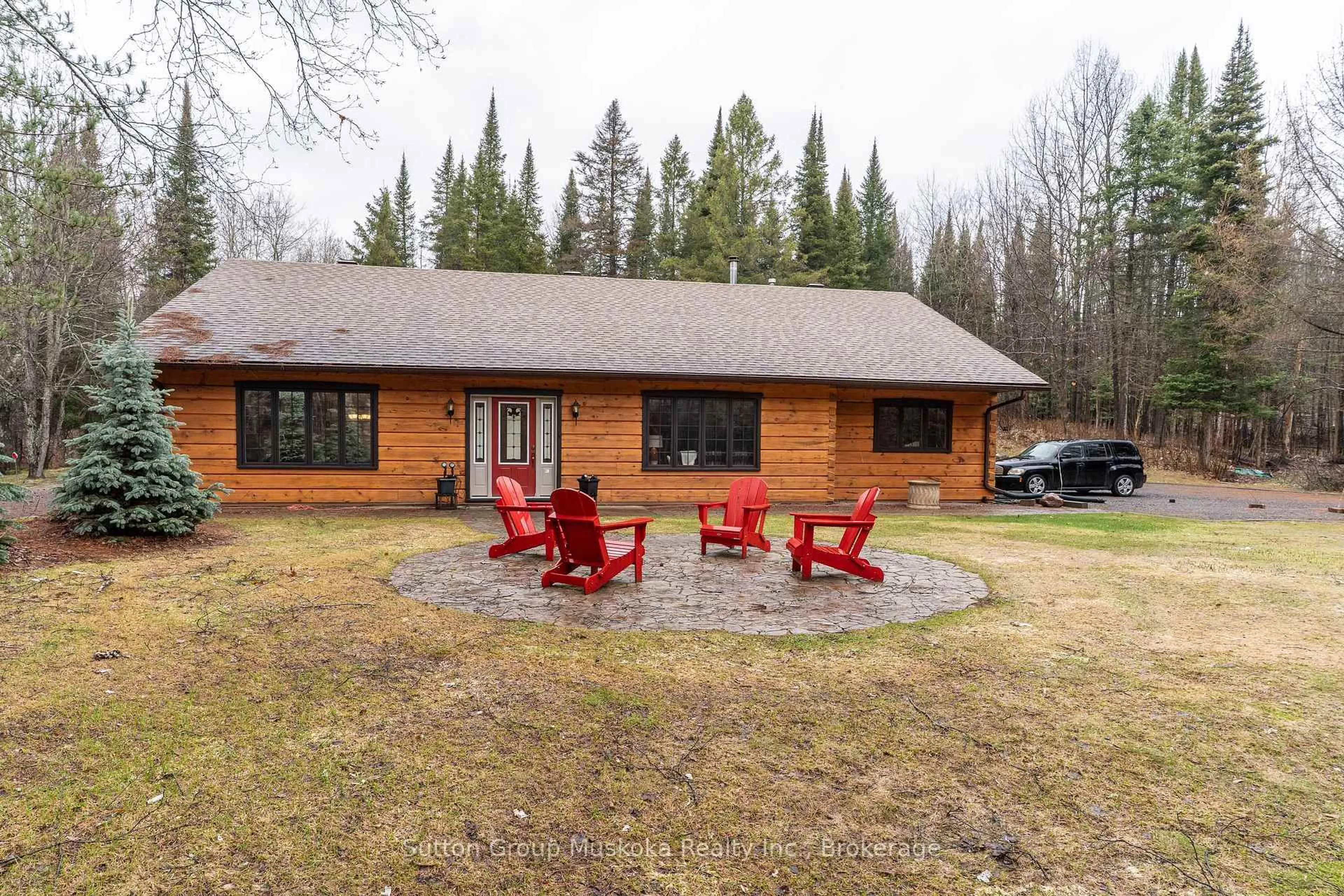 A pic from outside/outdoor area/front of a property/back of a property/a pic from drone, unknown for 243 Owl Lake Rd, Armour Ontario P0A 1L0
