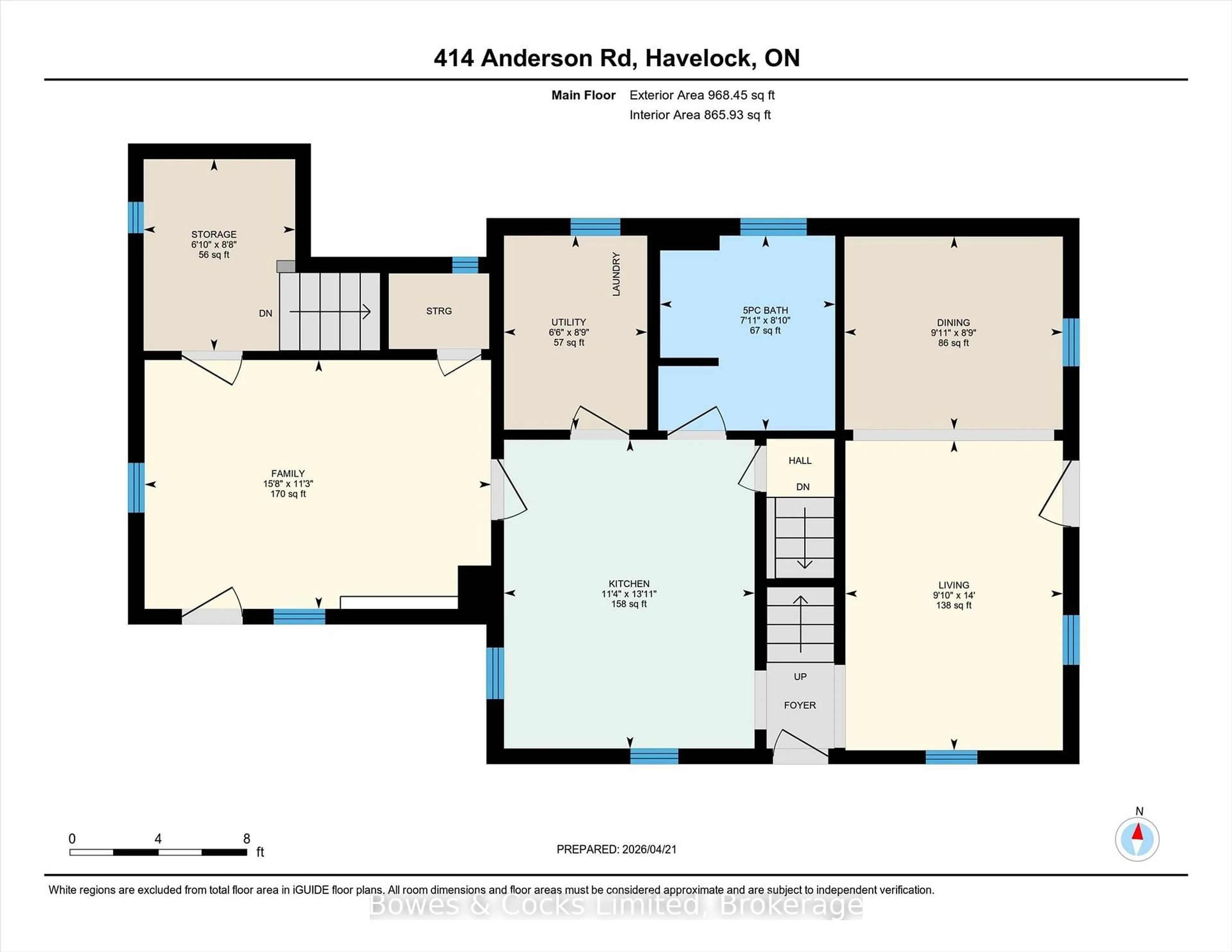 Floor plan for 414 Anderson Rd, Havelock-Belmont-Methuen Ontario K0L 1Z0