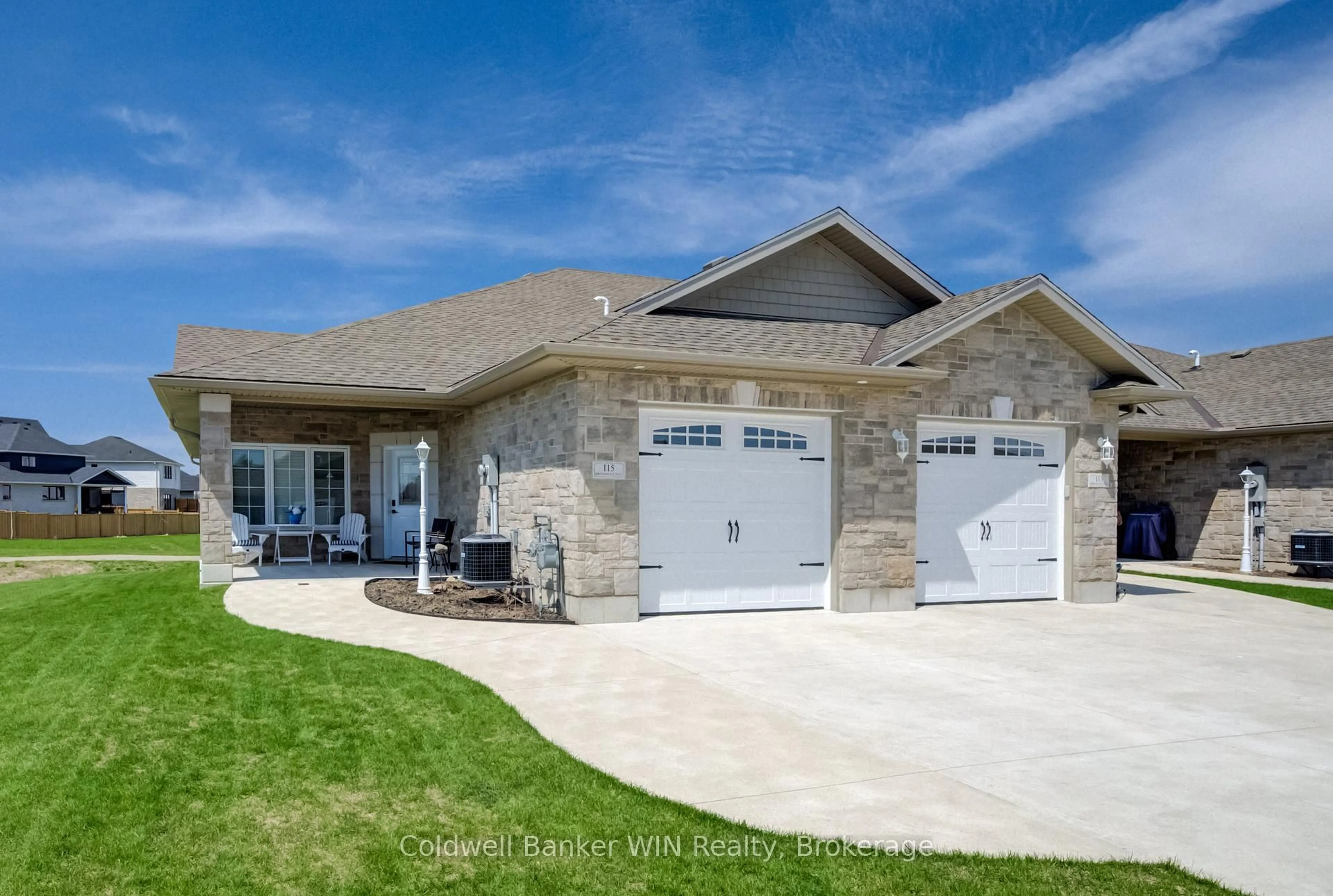 Home with brick exterior material, street for 115 Broomer Cres, Wellington North Ontario N0G 2L4