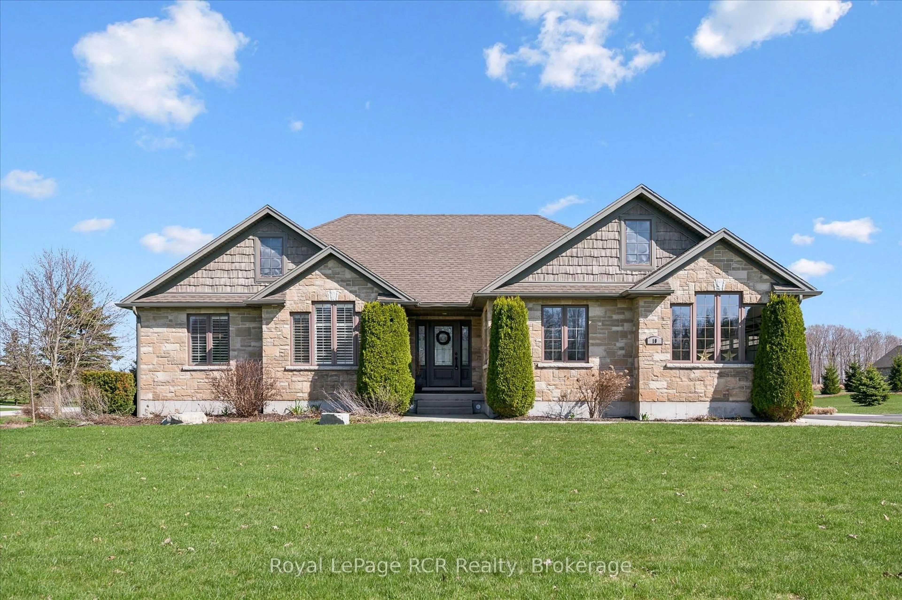 Home with brick exterior material, street for 10 Sparberry St, Southgate Ontario N0G 2L0