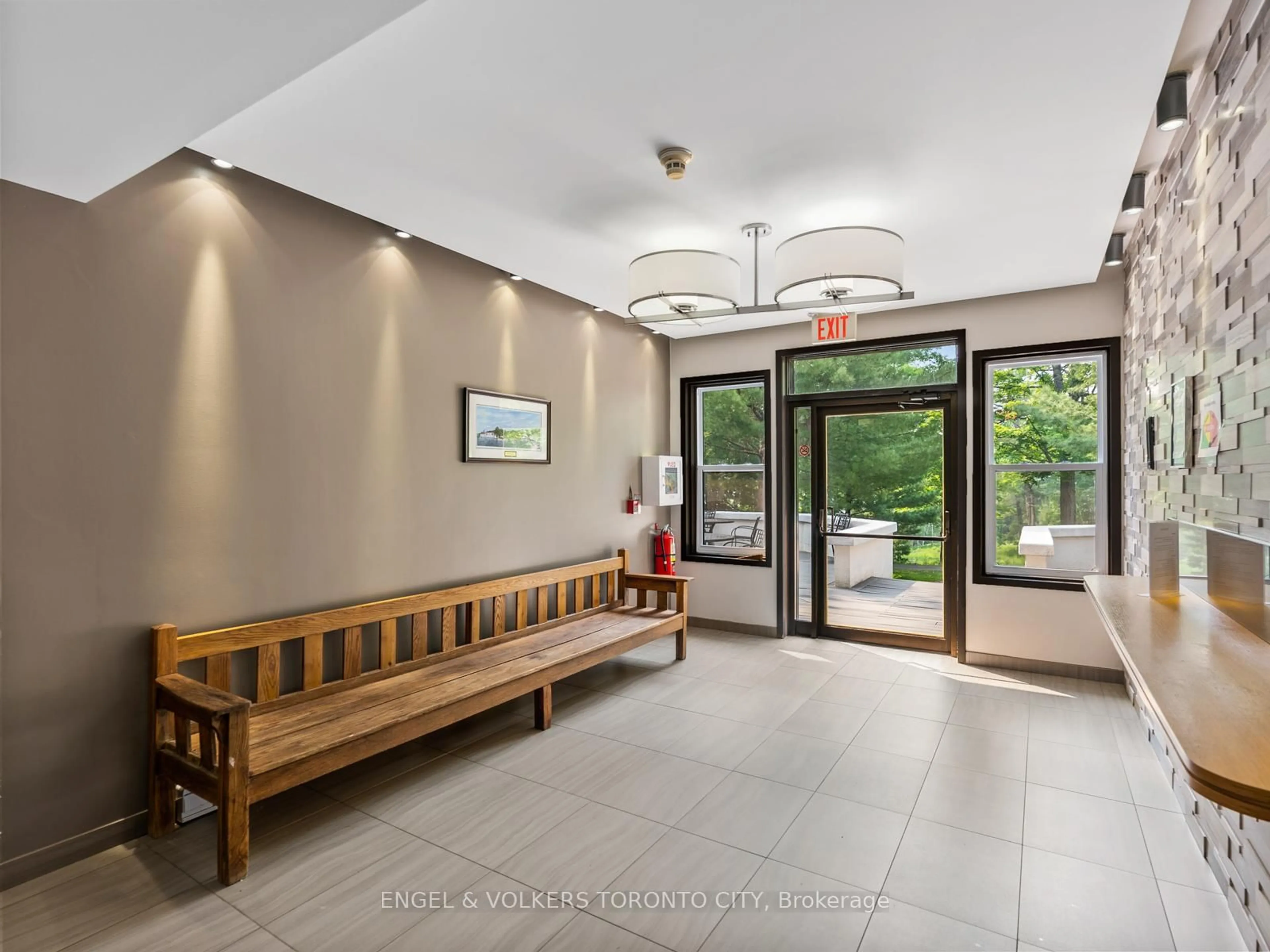 Indoor foyer for 12 Bigwin Island #117, Lake of Bays Ontario P0B 1A0