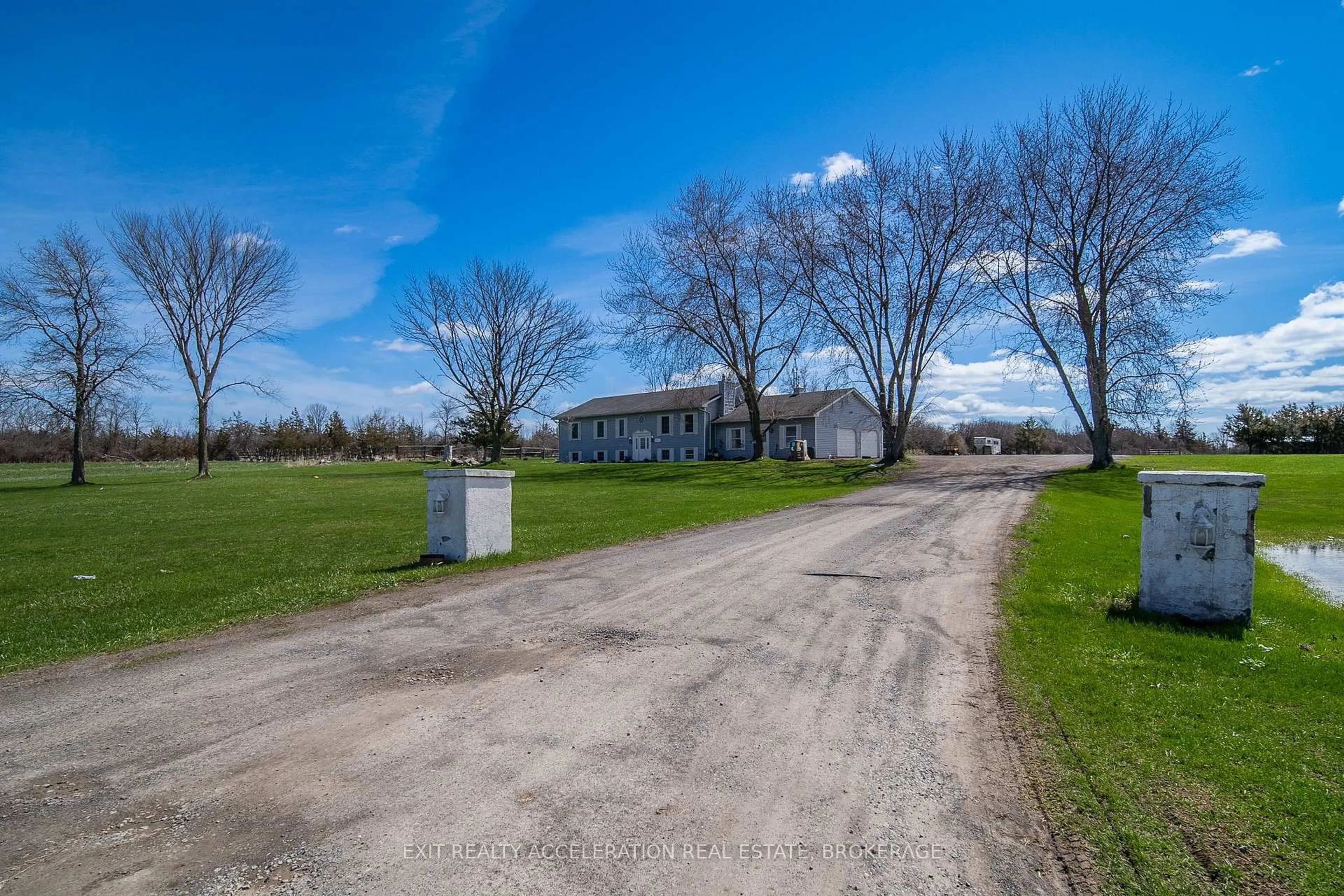 A pic from outside/outdoor area/front of a property/back of a property/a pic from drone, water/lake/river/ocean view for 804 County Rd 9, Greater Napanee Ontario K7R 0E4
