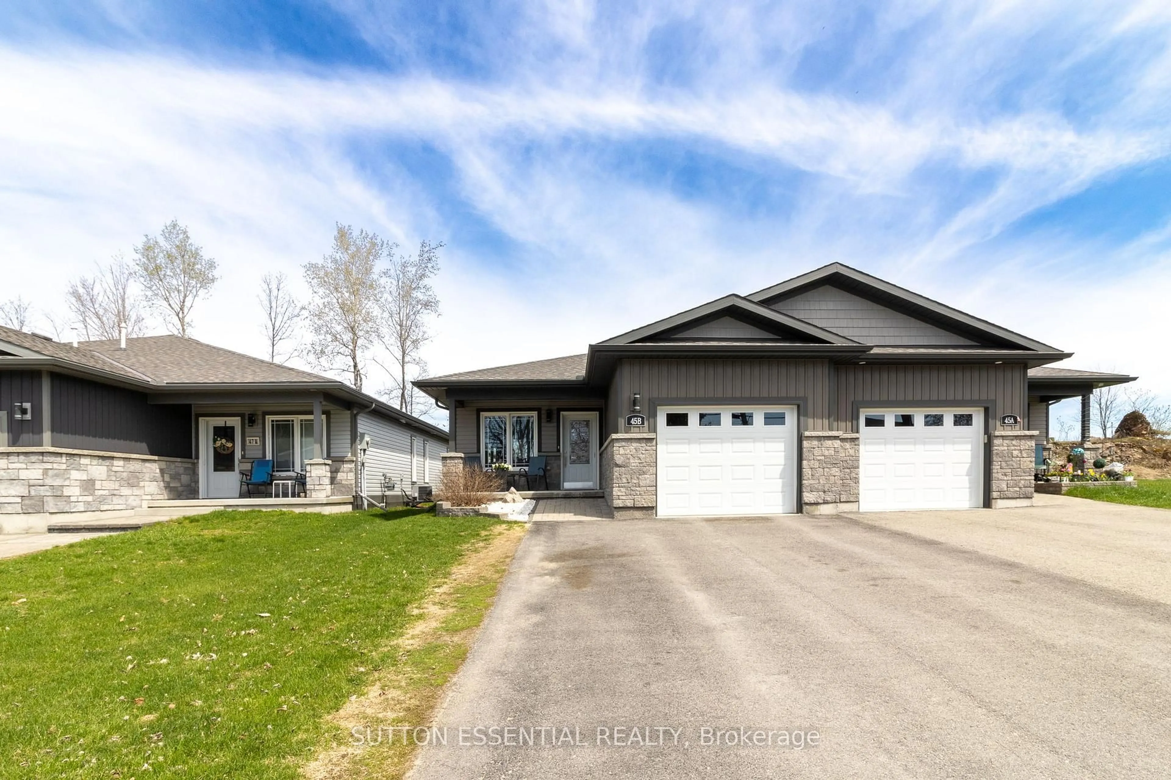 Home with brick exterior material, street for 45B Centre St, Brockville Ontario K6V 0C9