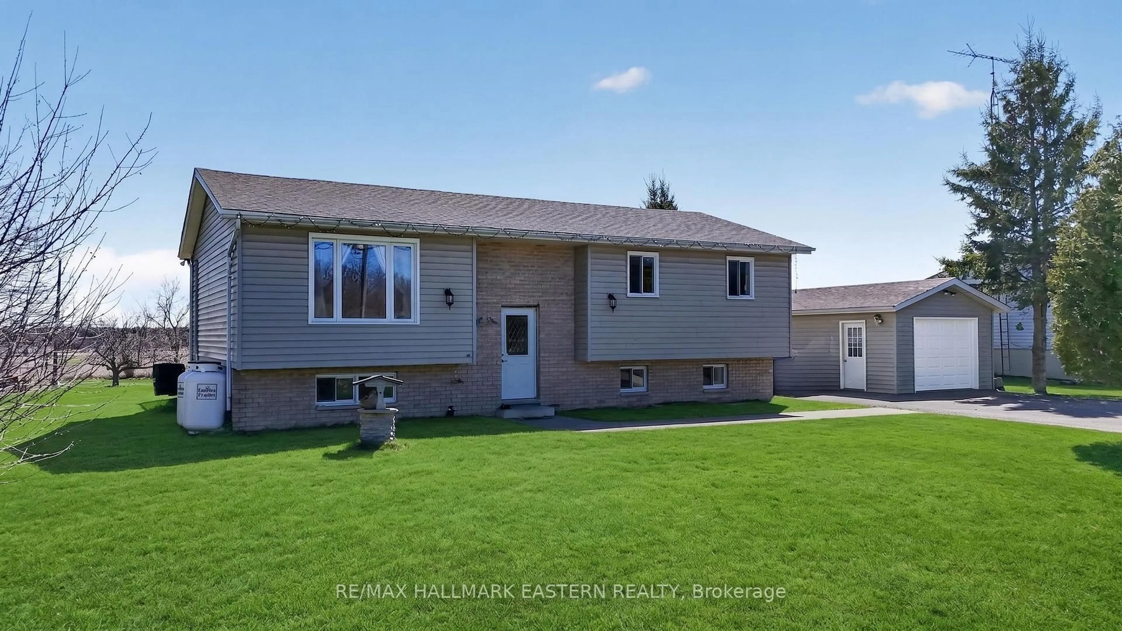 Home with vinyl exterior material, street for 327 Centre Line, Asphodel-Norwood Ontario K0L 1Y0