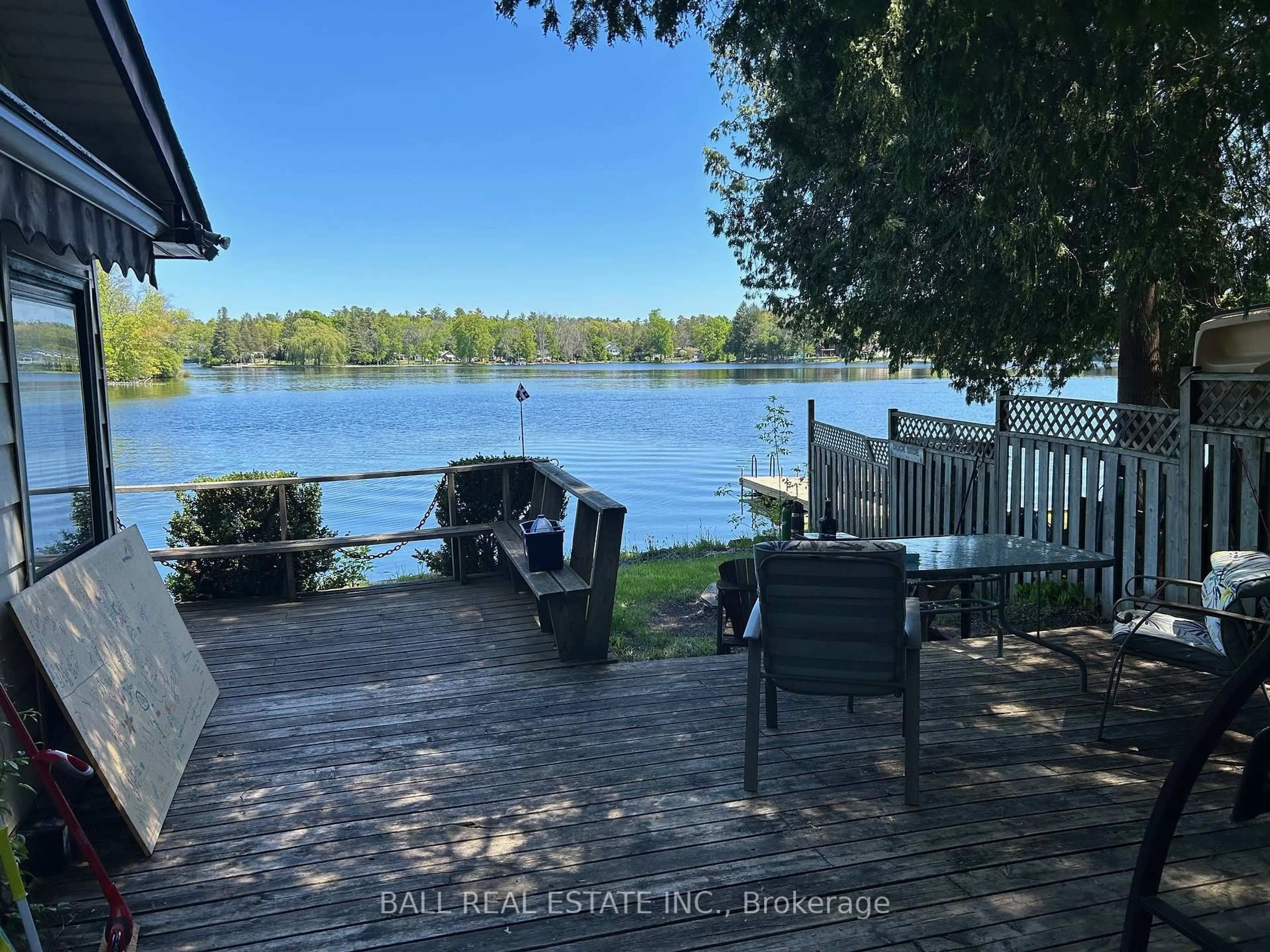 Patio, water/lake/river/ocean view for 2095 Wilson Lane, Selwyn Ontario K0L 3G0