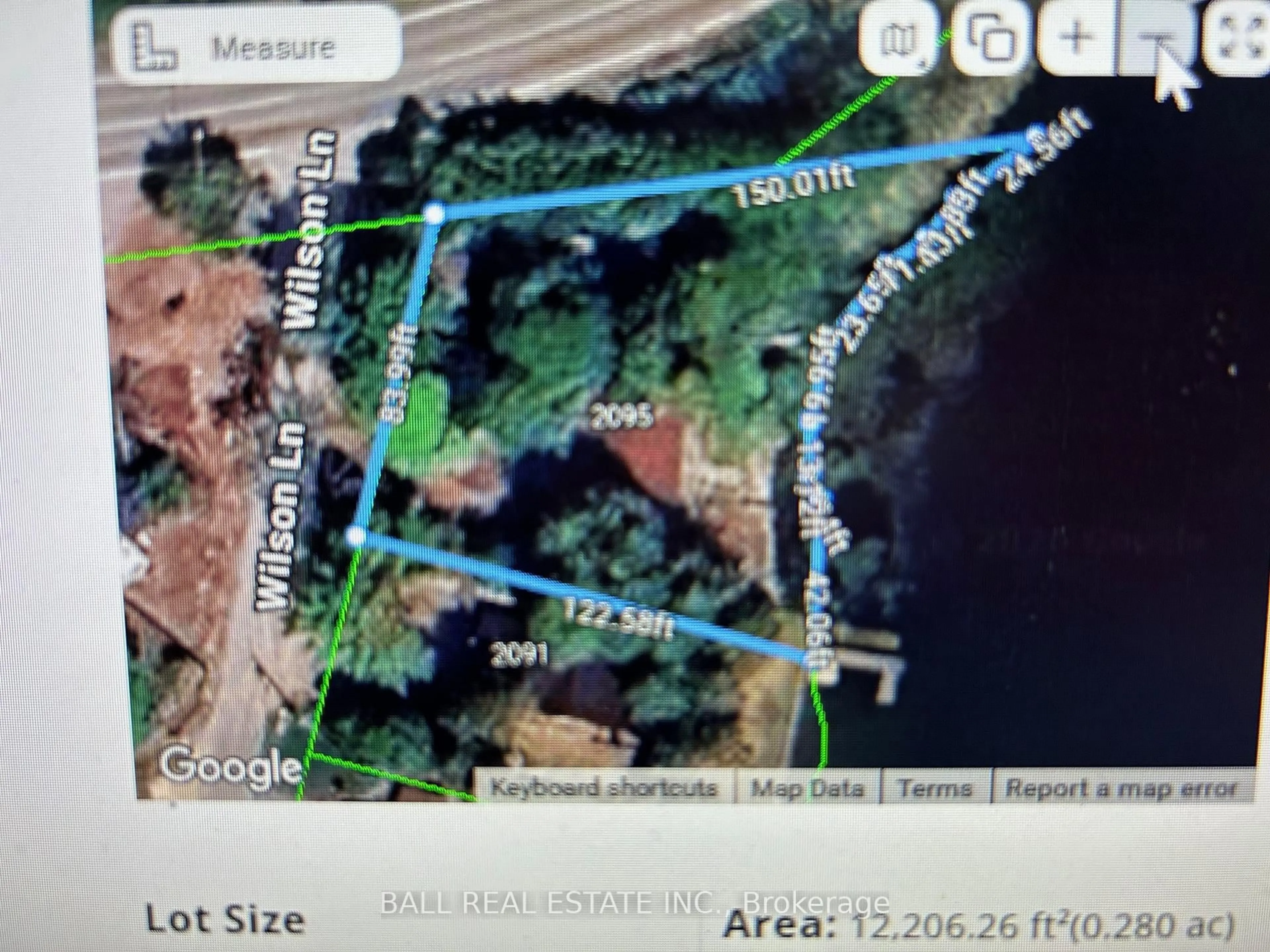 A pic from outside/outdoor area/front of a property/back of a property/a pic from drone, water/lake/river/ocean view for 2095 Wilson Lane, Selwyn Ontario K0L 3G0