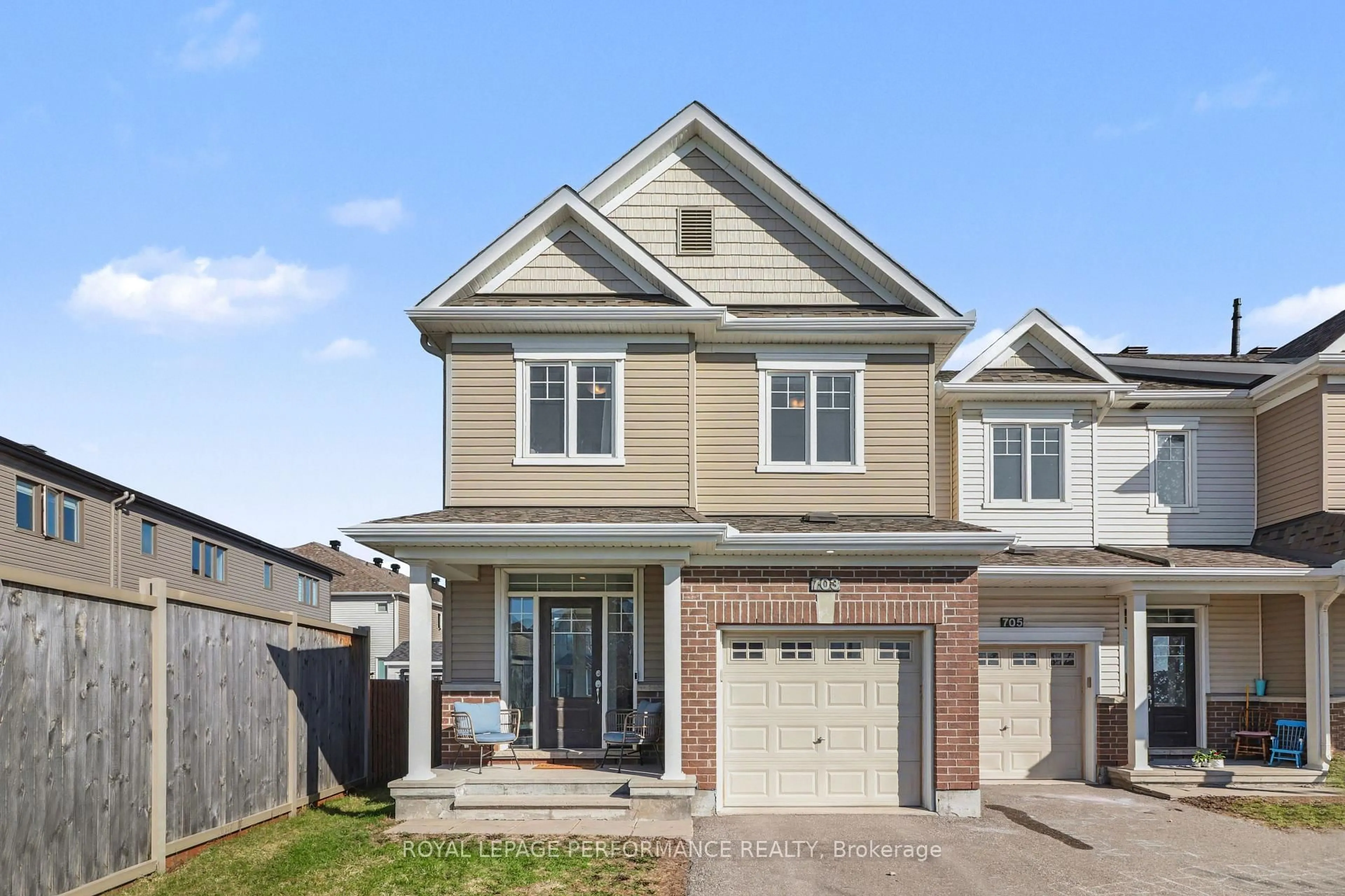 Home with brick exterior material, street for 703 Decoeur Dr, Ottawa Ontario K4A 1H2