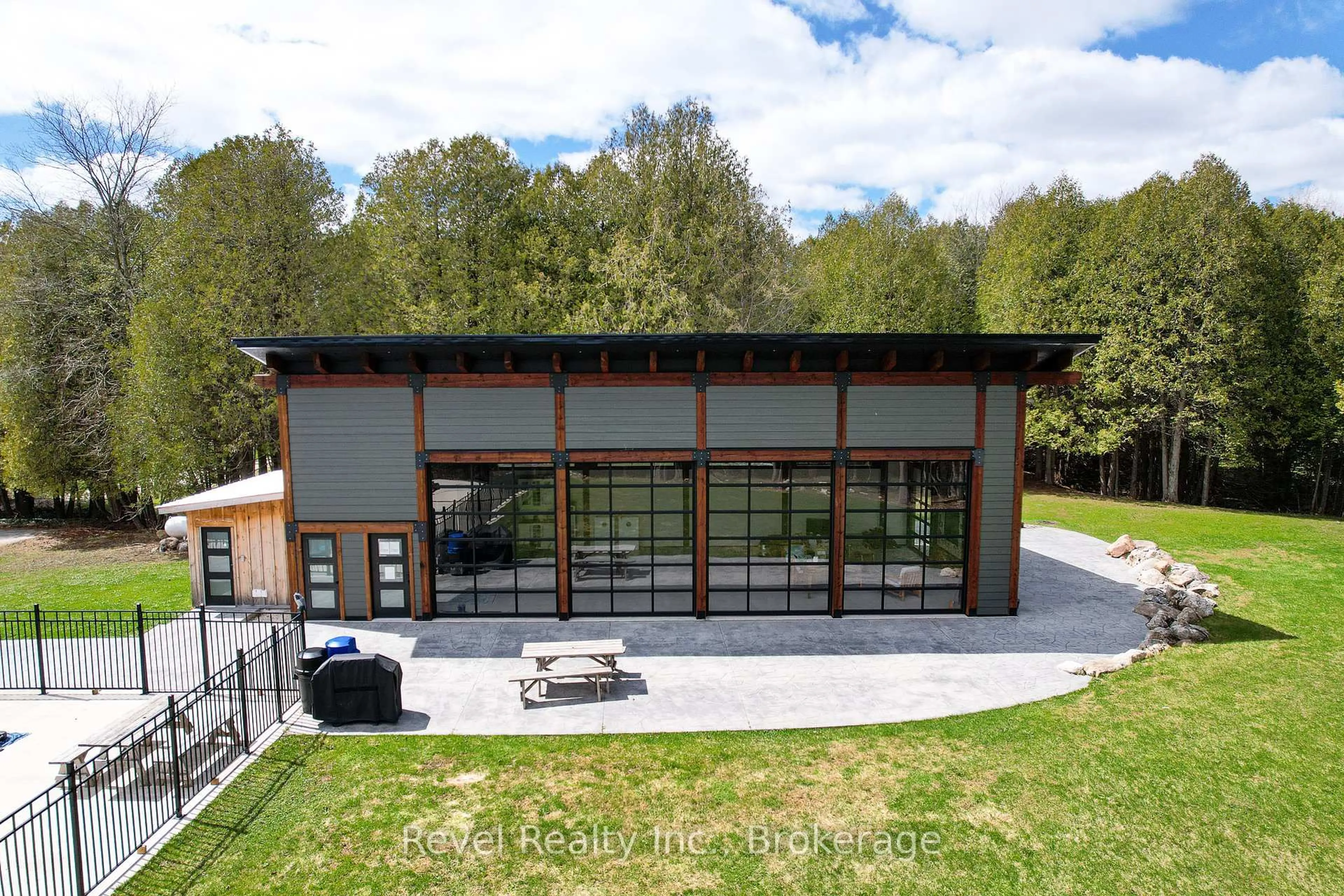 A pic from outside/outdoor area/front of a property/back of a property/a pic from drone, building for 466615 12th B Concession, Grey Highlands Ontario N0C 1E0