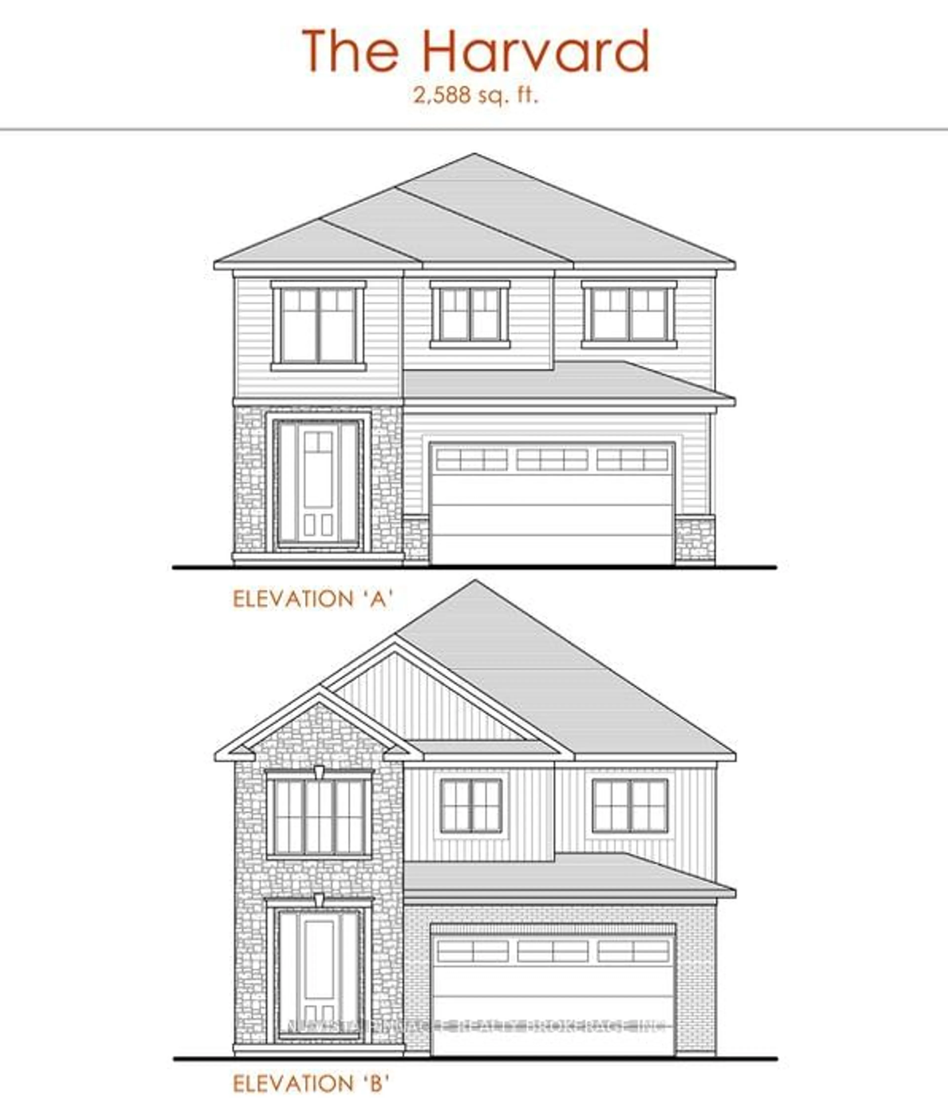 Floor plan for Lot 5 Aurum Rd, London South Ontario N6K 4N7