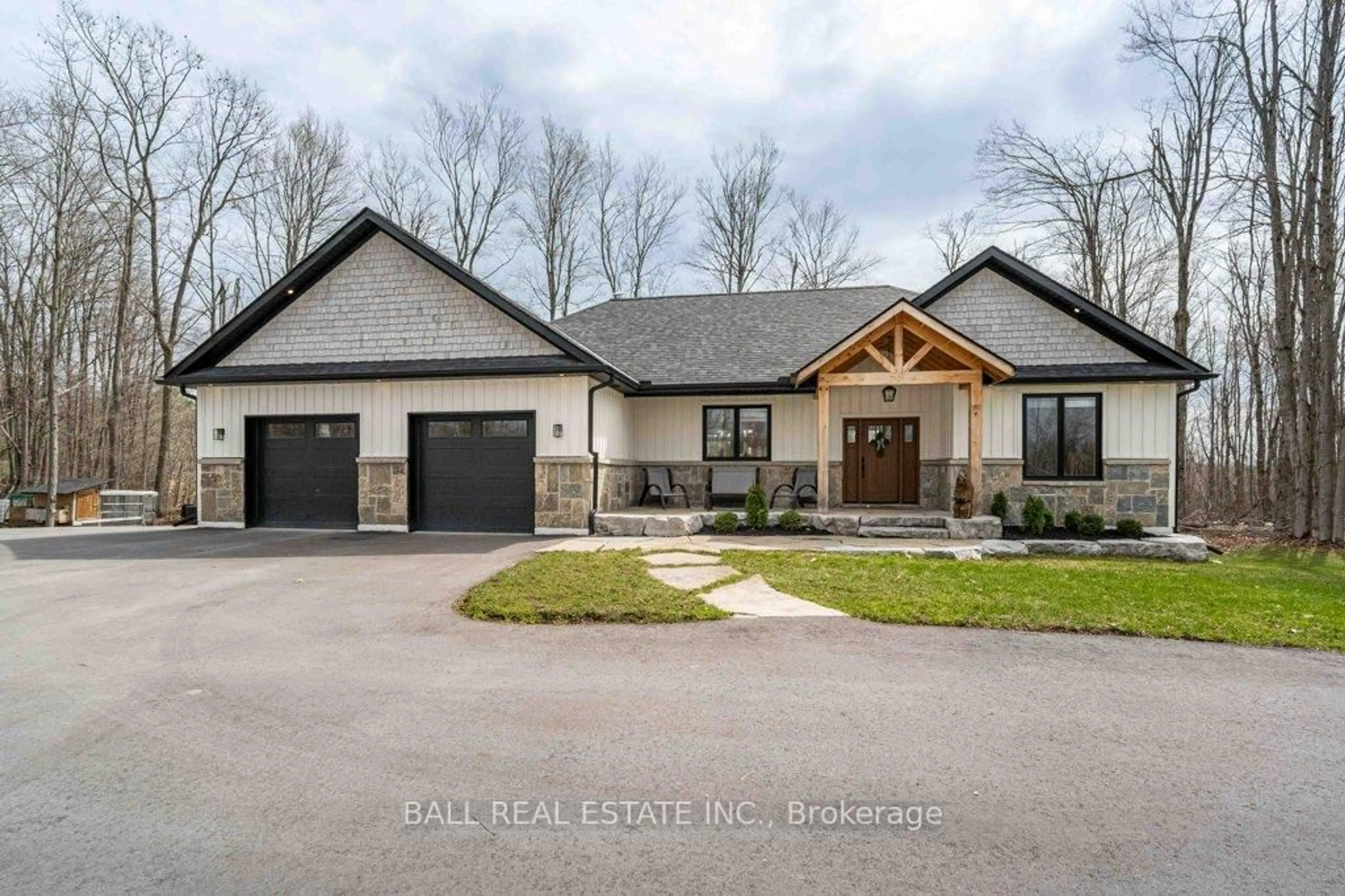 Home with brick exterior material, unknown for 25 Fire Route 42, Trent Lakes Ontario K0L 1J0