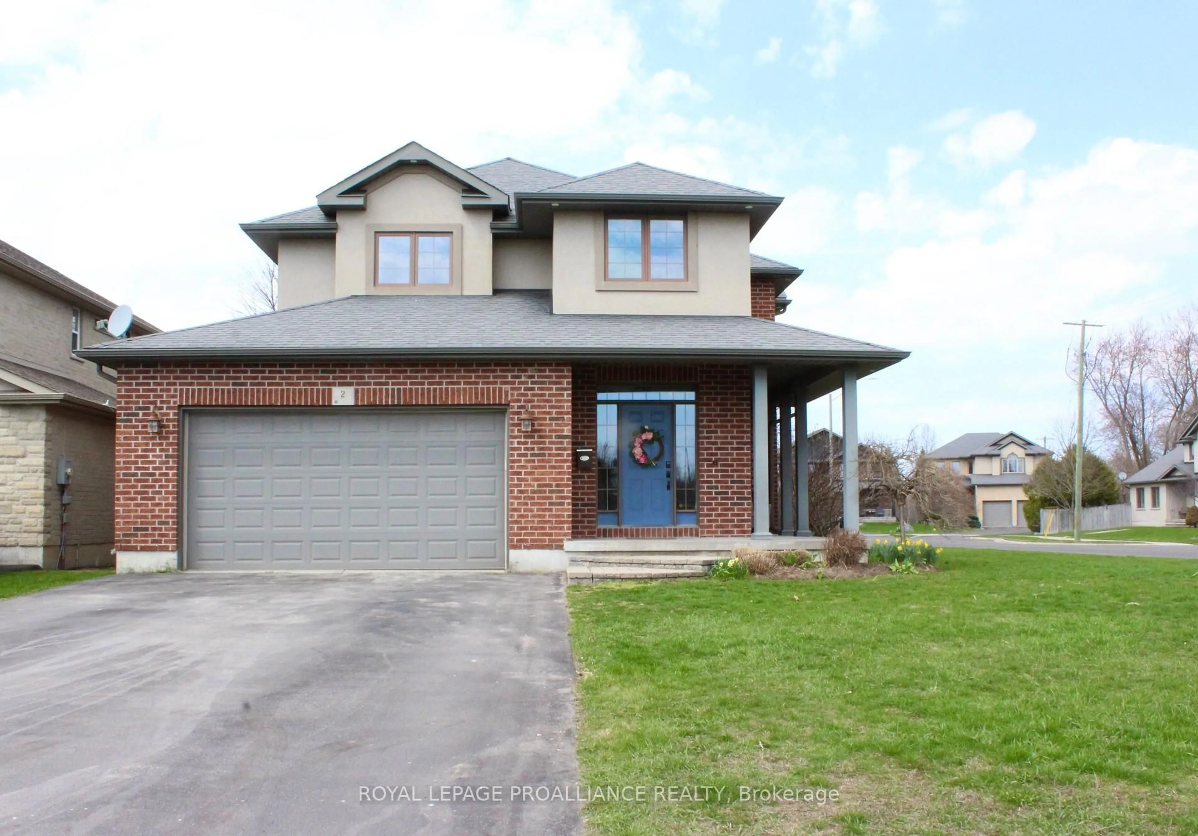 Home with brick exterior material, street for 2 Meagher Pl, Belleville Ontario K8P 0A4