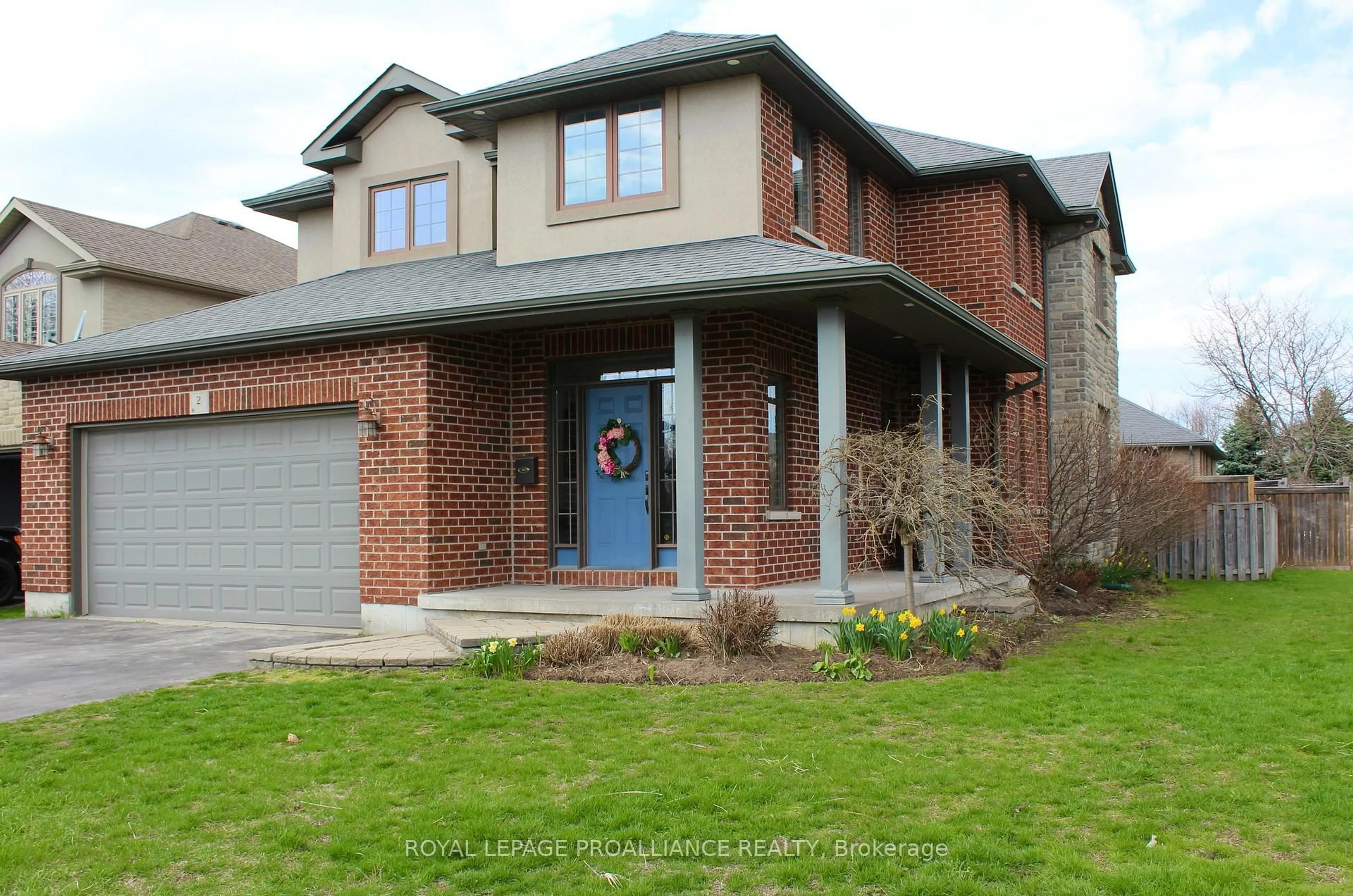 Home with brick exterior material, street for 2 Meagher Pl, Belleville Ontario K8P 0A4