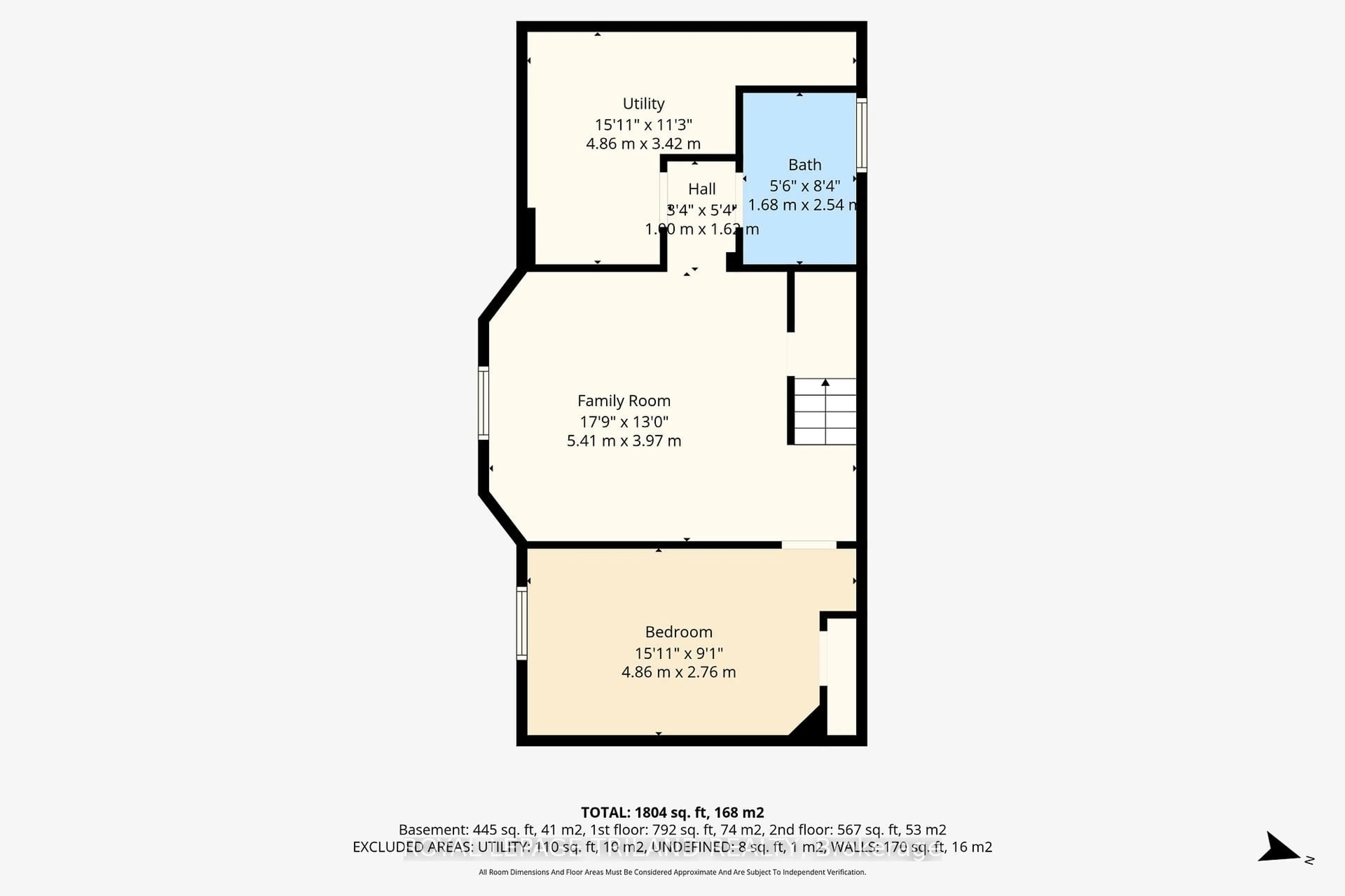 Floor plan for 549 Quebec St, London East Ontario N5W 3Y9