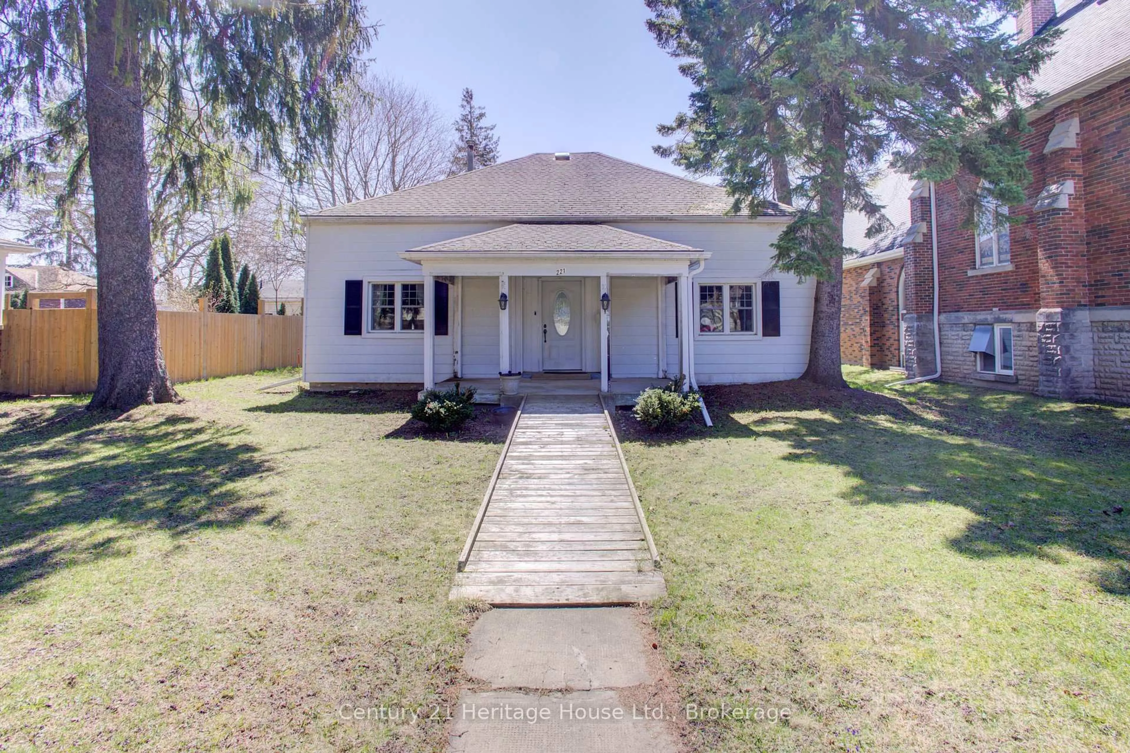 A pic from outside/outdoor area/front of a property/back of a property/a pic from drone, street for 221 Lambton St, West Grey Ontario N0G 1R0