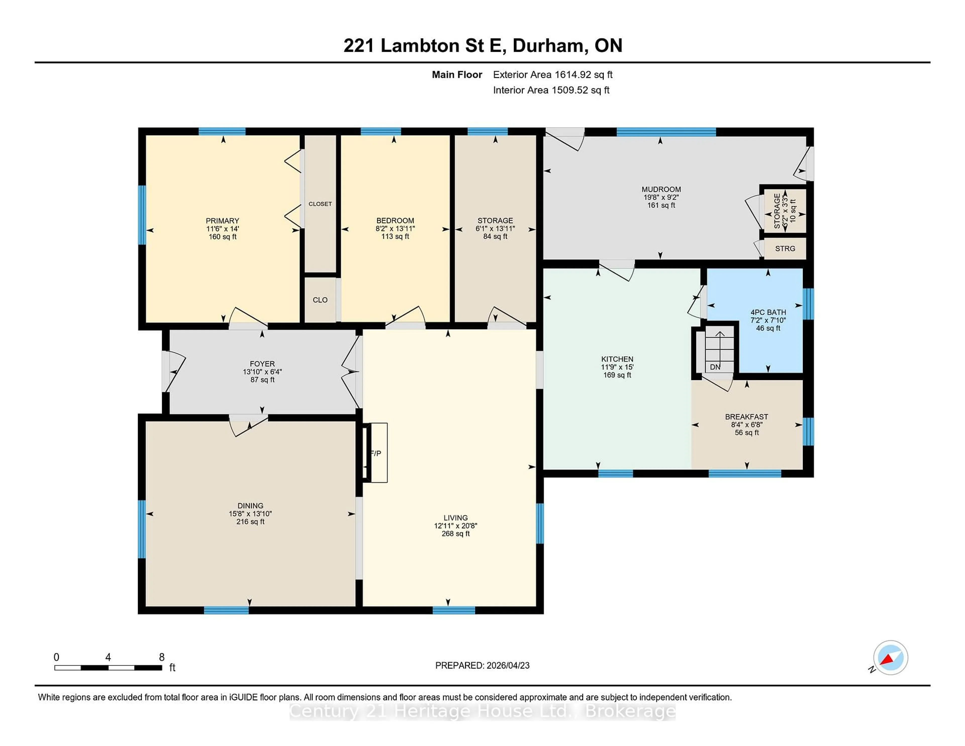 Floor plan for 221 Lambton St, West Grey Ontario N0G 1R0