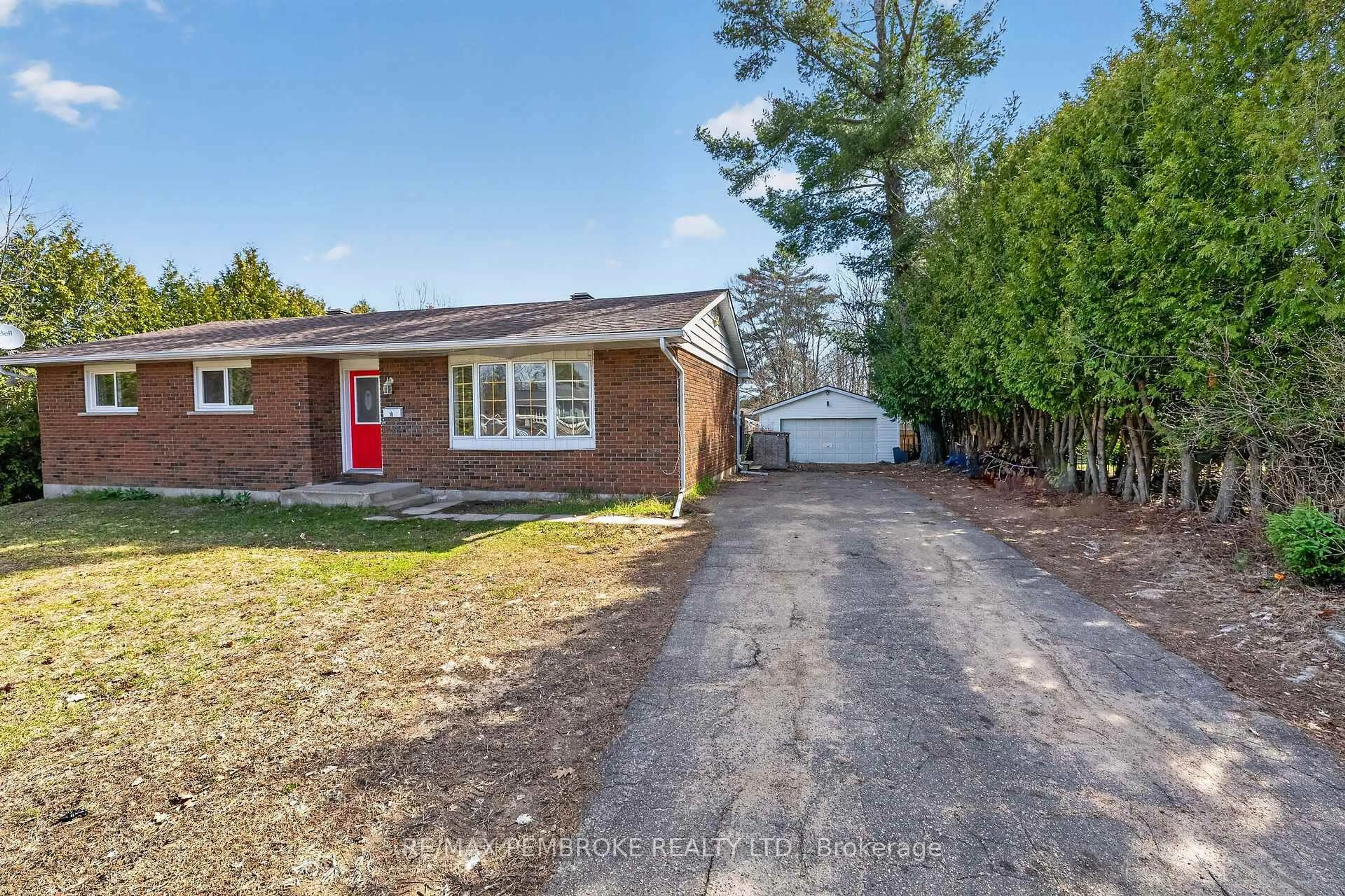 Home with brick exterior material, street for 10 Algonquin St, Petawawa Ontario K8H 2A9