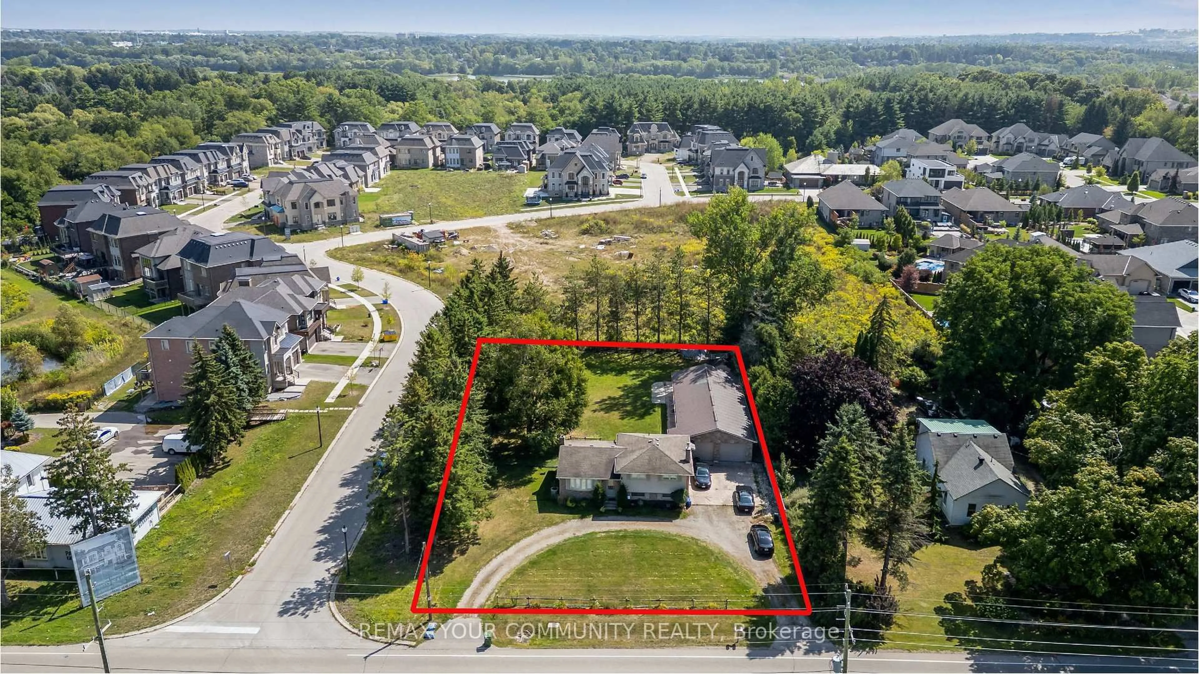 A pic from outside/outdoor area/front of a property/back of a property/a pic from drone, street for 745088 Oxford Road 17, Woodstock Ontario N4S 7W2