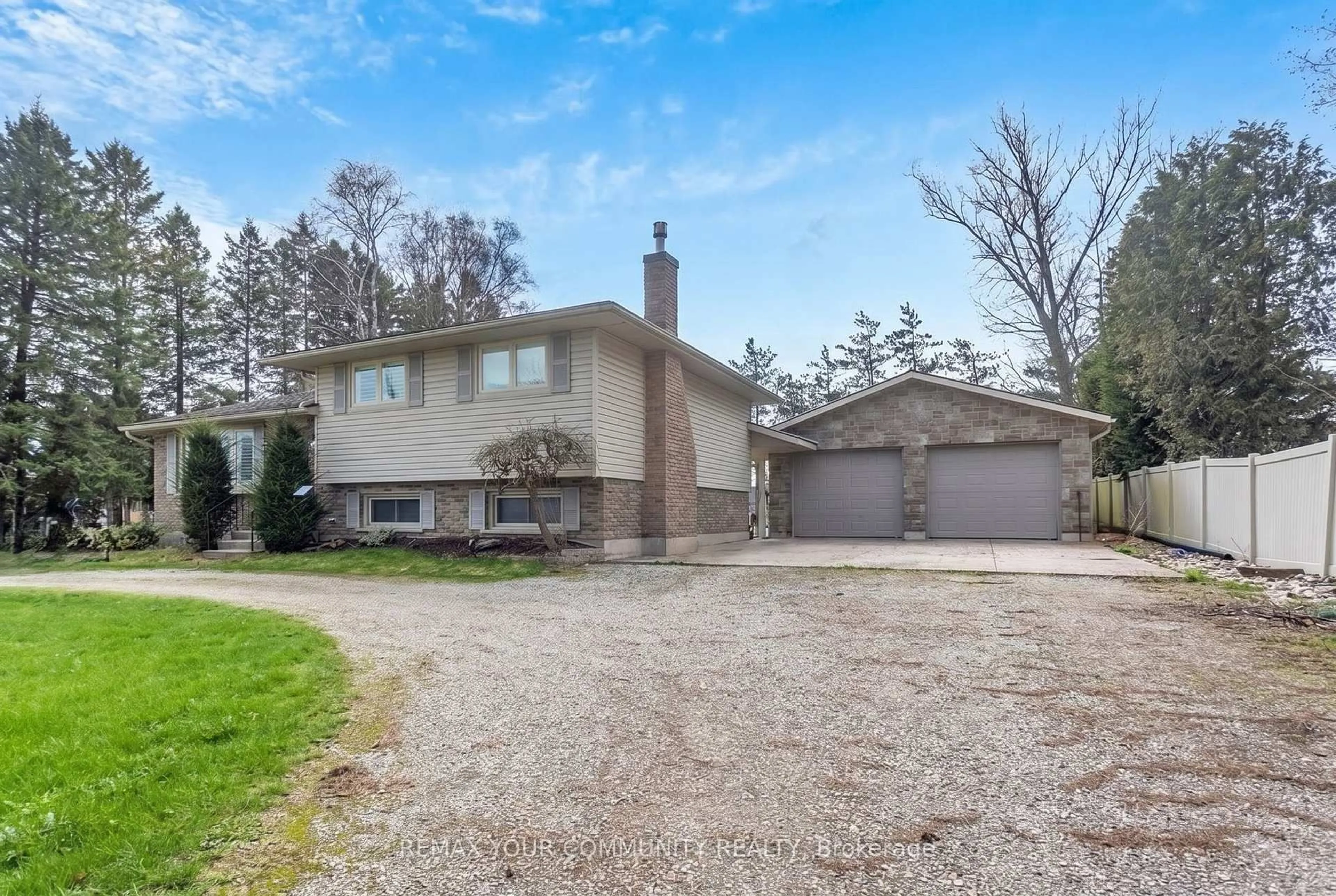 A pic from outside/outdoor area/front of a property/back of a property/a pic from drone, street for 745088 Oxford Road 17, Woodstock Ontario N4S 7W2