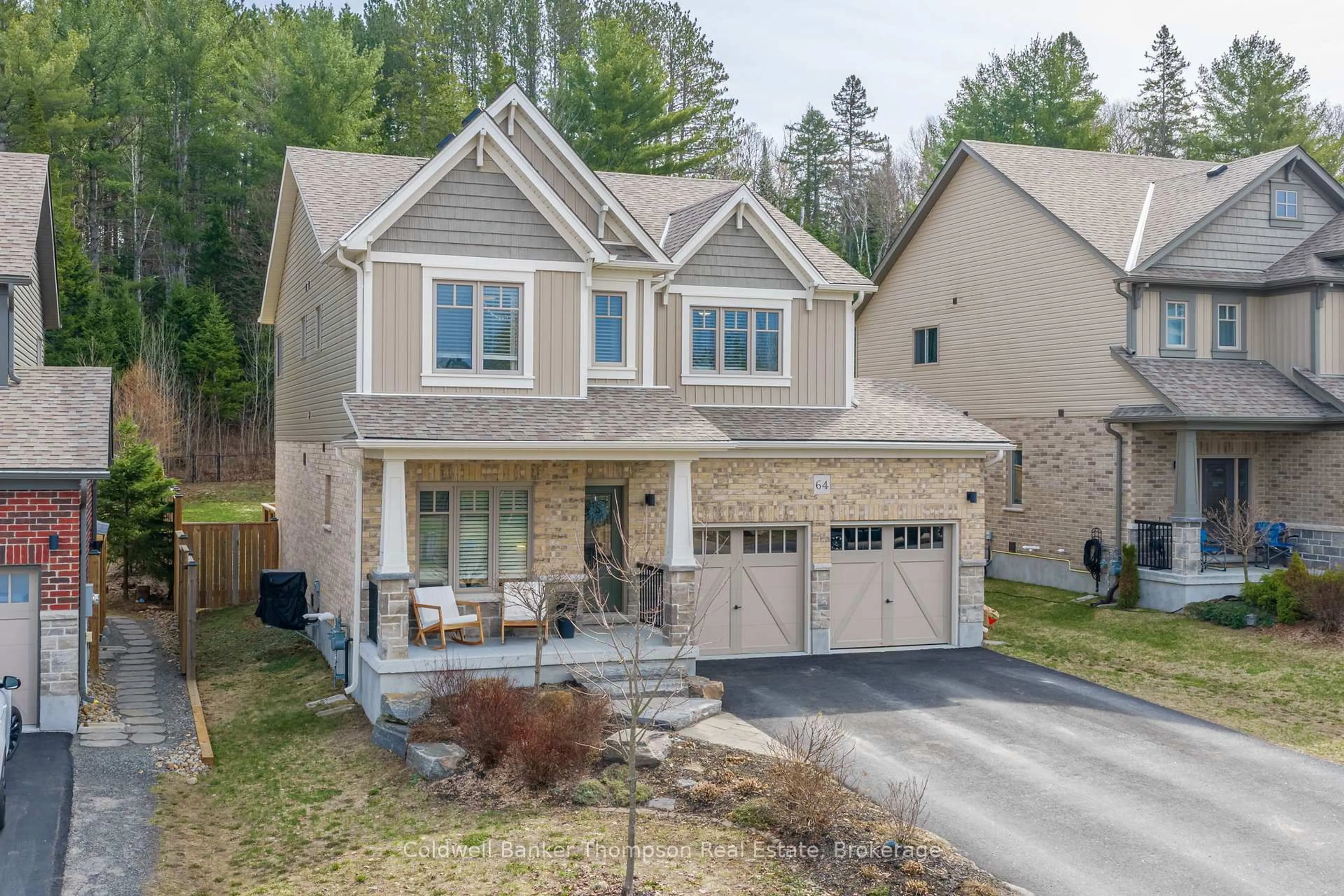 Home with brick exterior material, street for 64 Selkirk Dr, Huntsville Ontario P1H 0C6