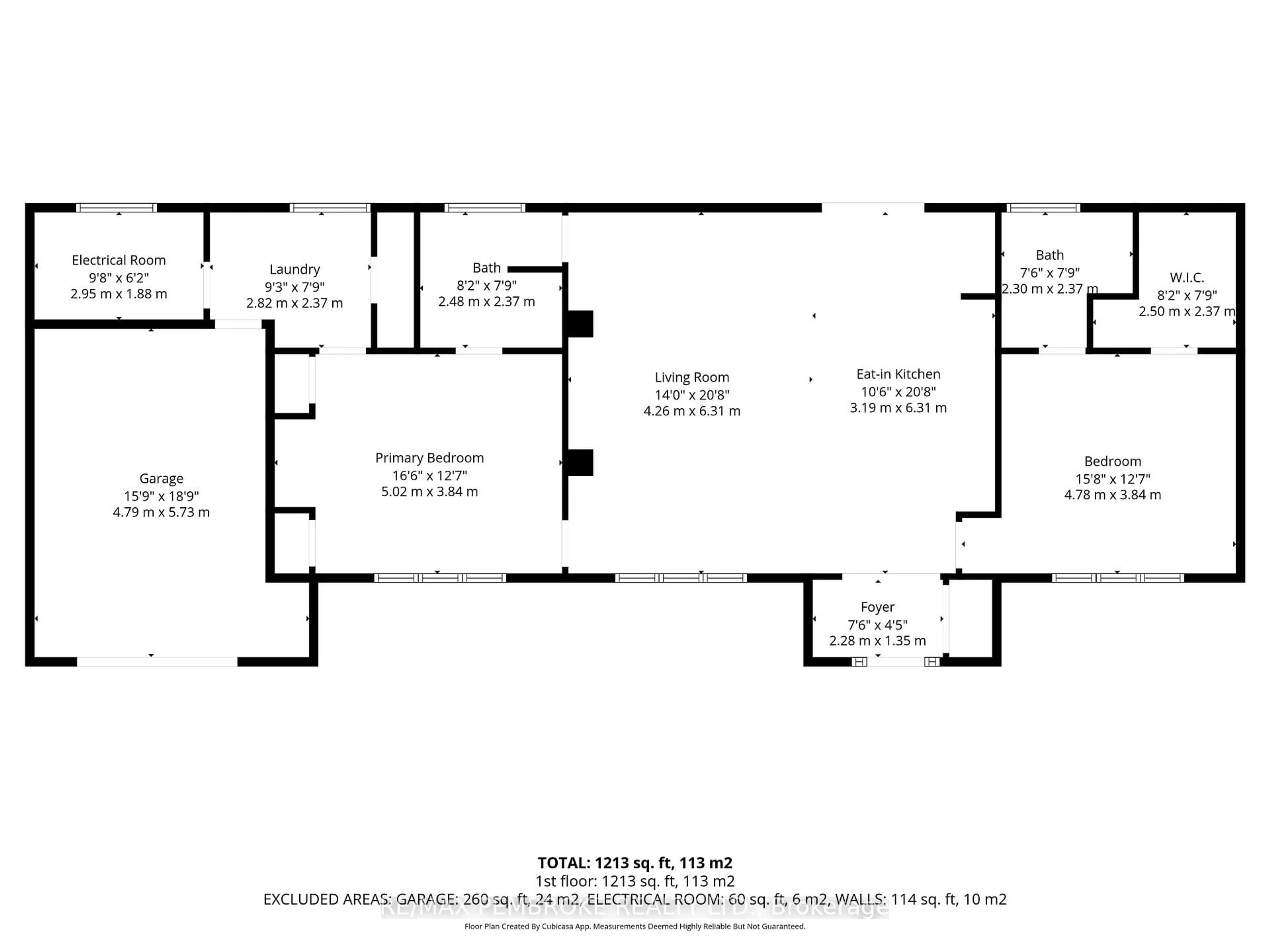 Floor plan for 41948A Combermere Rd, Barry's Bay Ontario K0J 1B0