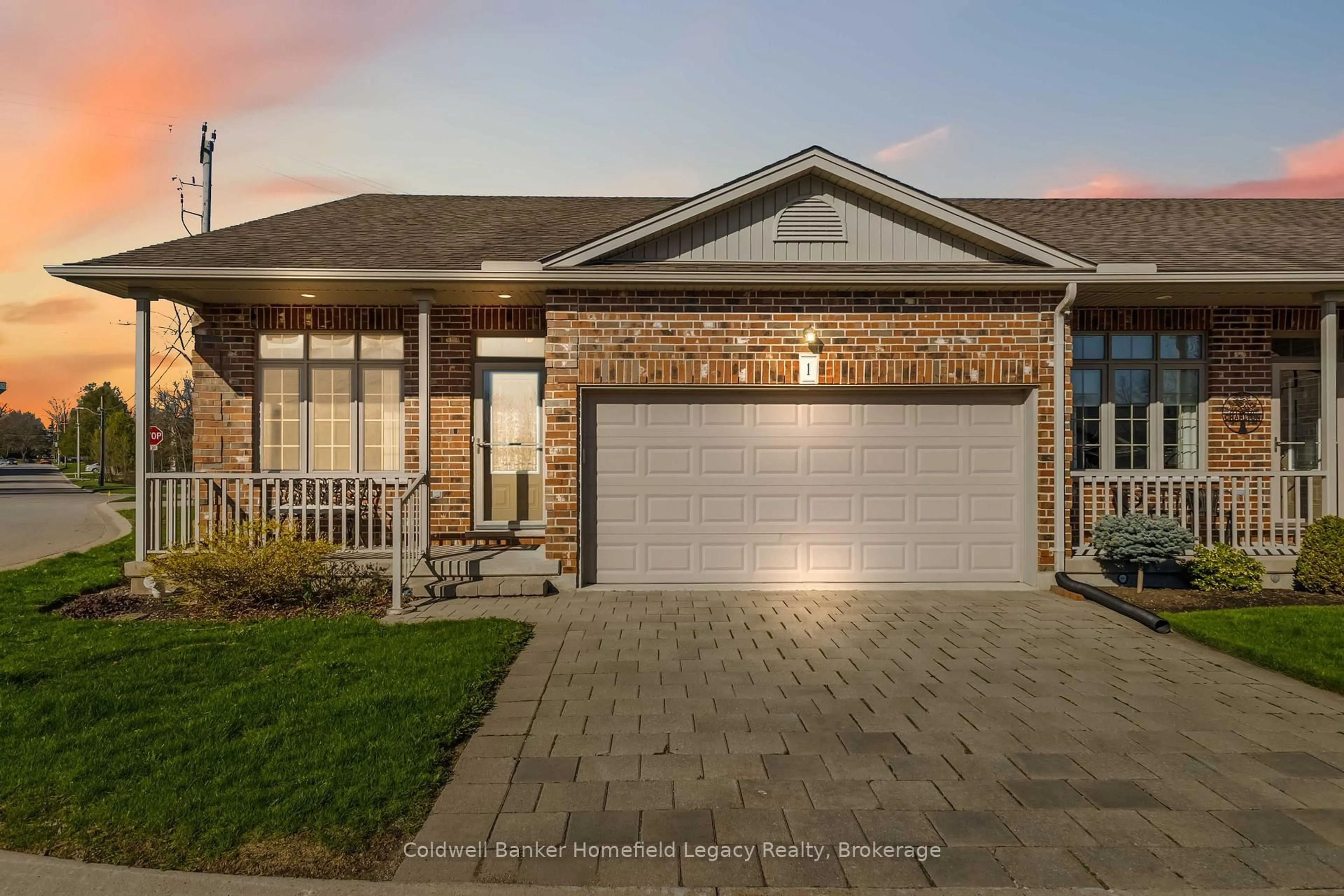 Home with brick exterior material, street for 220 Walnut St #1, Lucan Biddulph Ontario N0M 2J0
