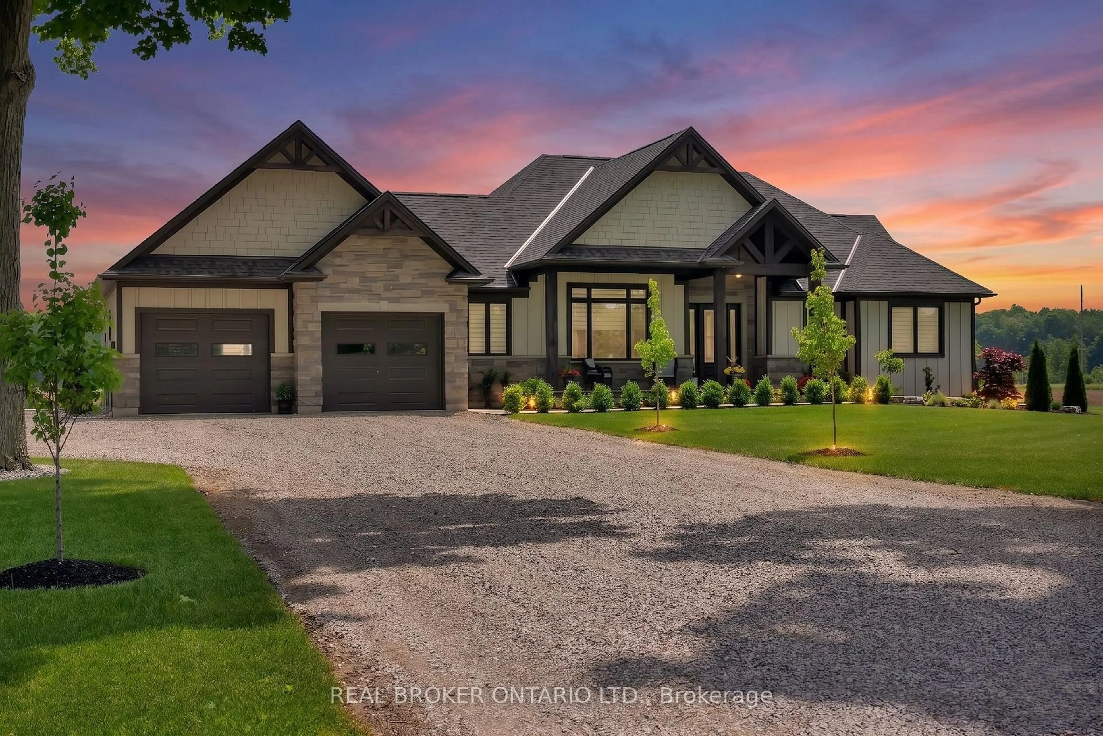 Home with brick exterior material, street for 1250 1st Concession Rd, Norfolk Ontario N0E 1G0