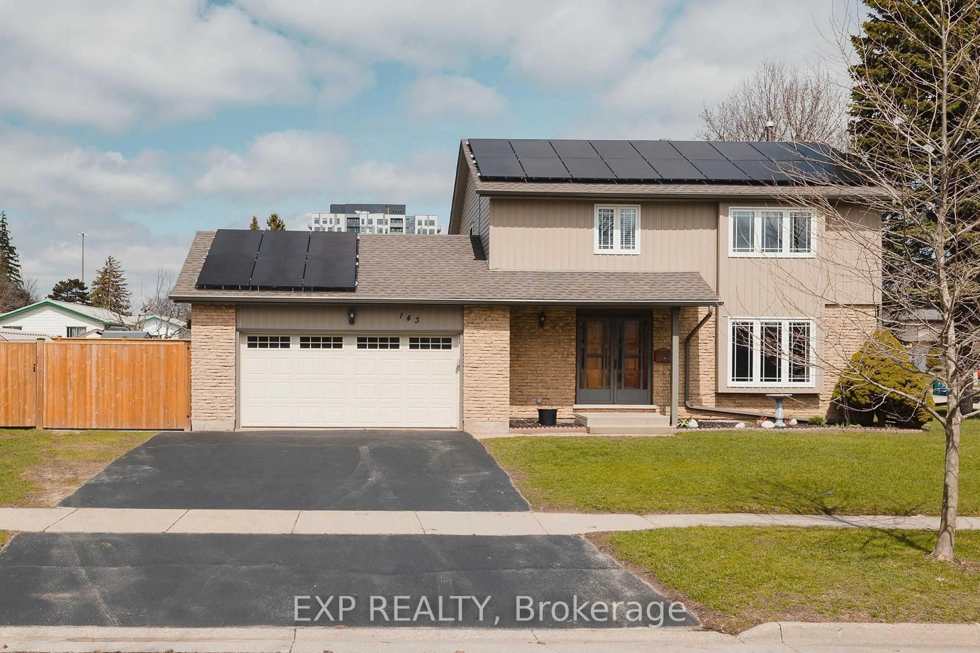 Home with brick exterior material, street for 143 St Jerome Cres, Kitchener Ontario N2C 2K9