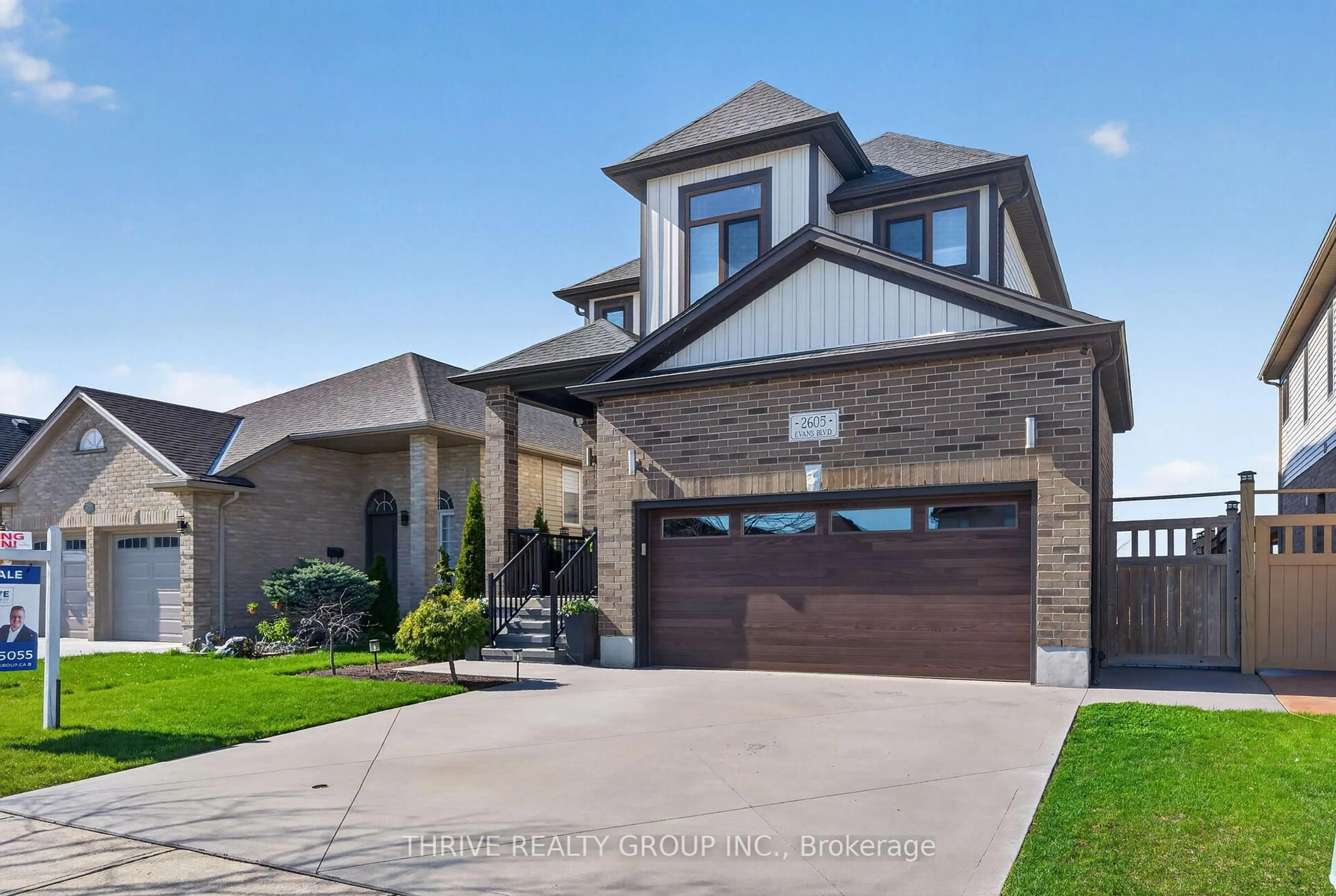 Home with brick exterior material, street for 2605 Evans Blvd, London South Ontario N6M 0B2
