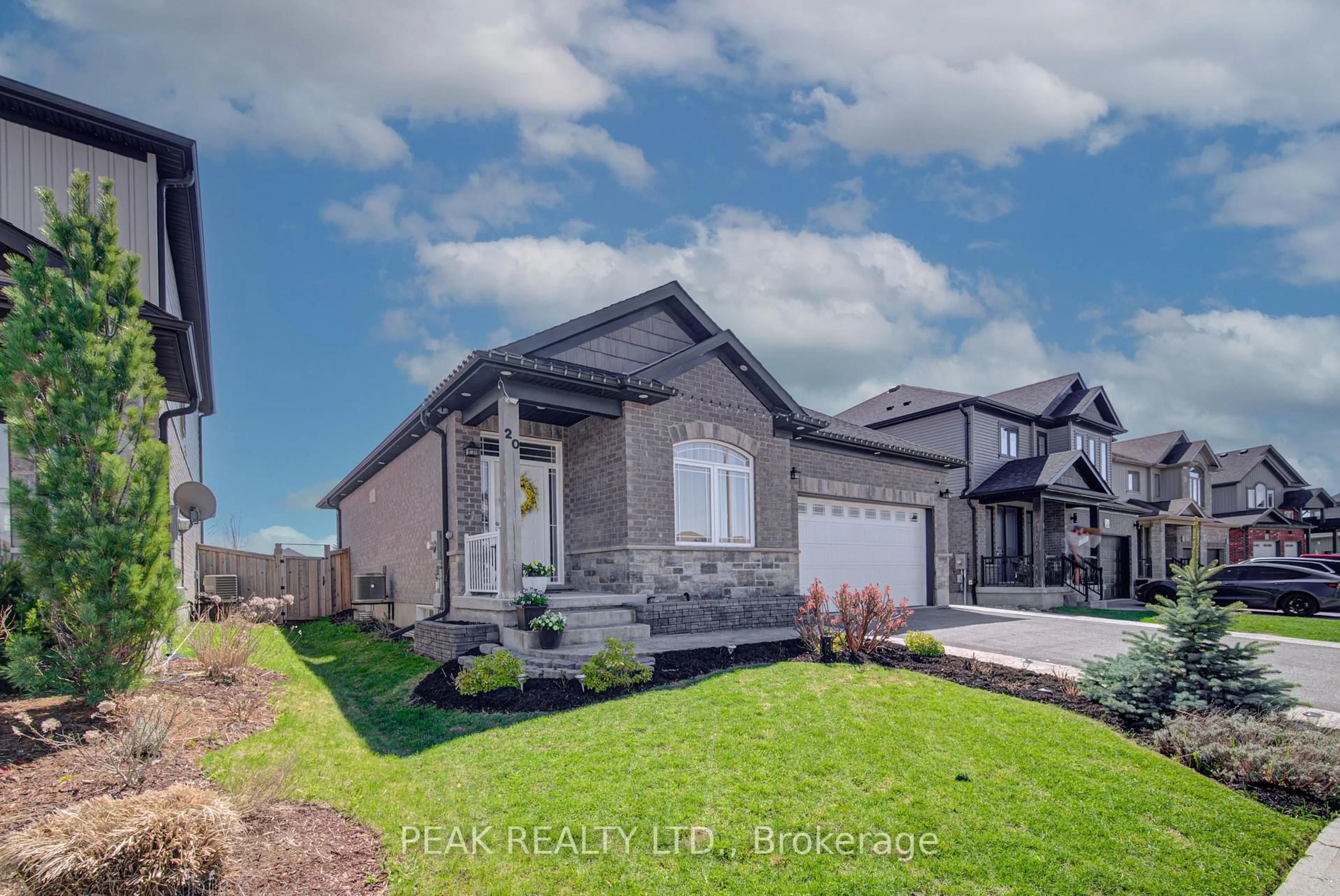 Home with brick exterior material, street for 20 Stier Rd, Wilmot Ontario N3A 4N7