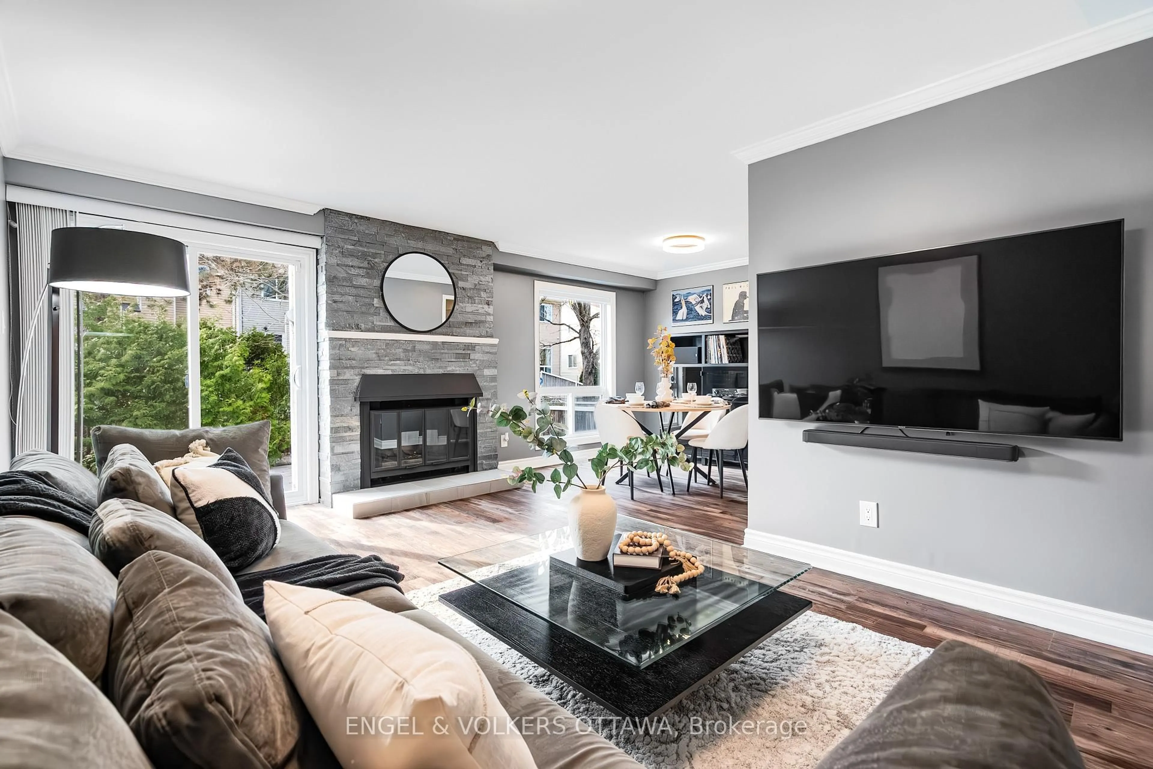 Living room with furniture, unknown for 1152 Des Forets Ave #44, Orleans Ontario K1C 5K6