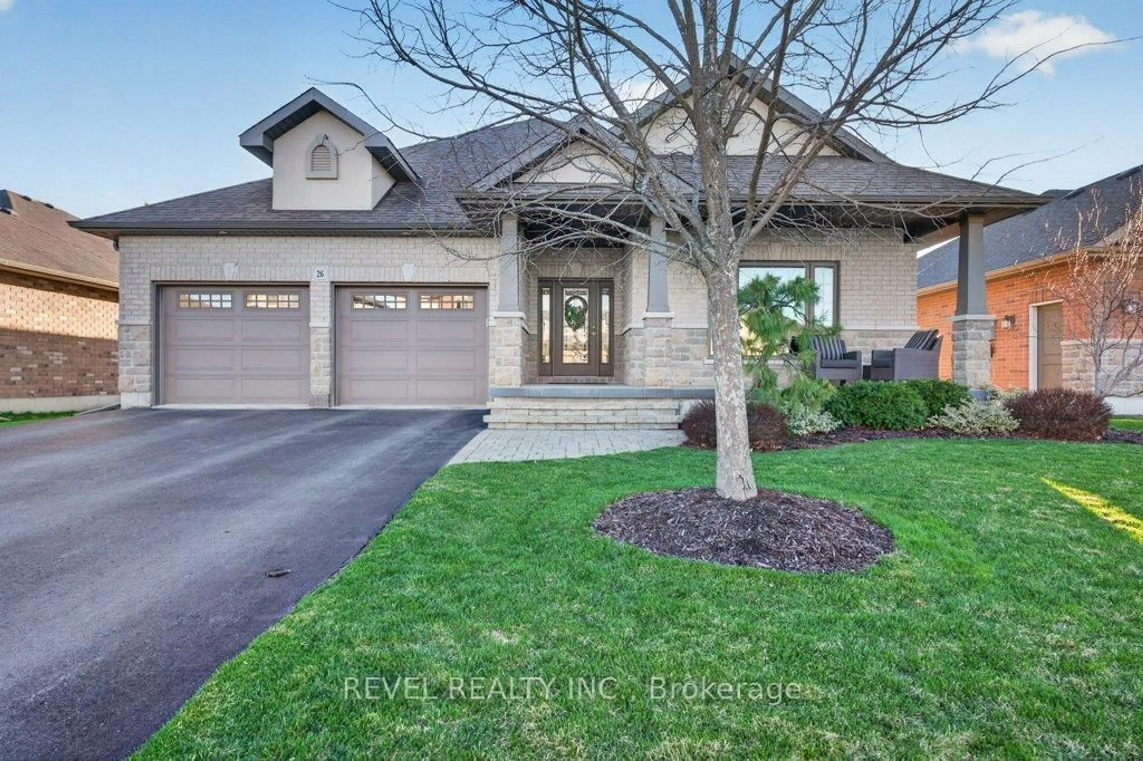 Home with brick exterior material, street for 26 Scenic Dr, Belleville Ontario K8N 0C2