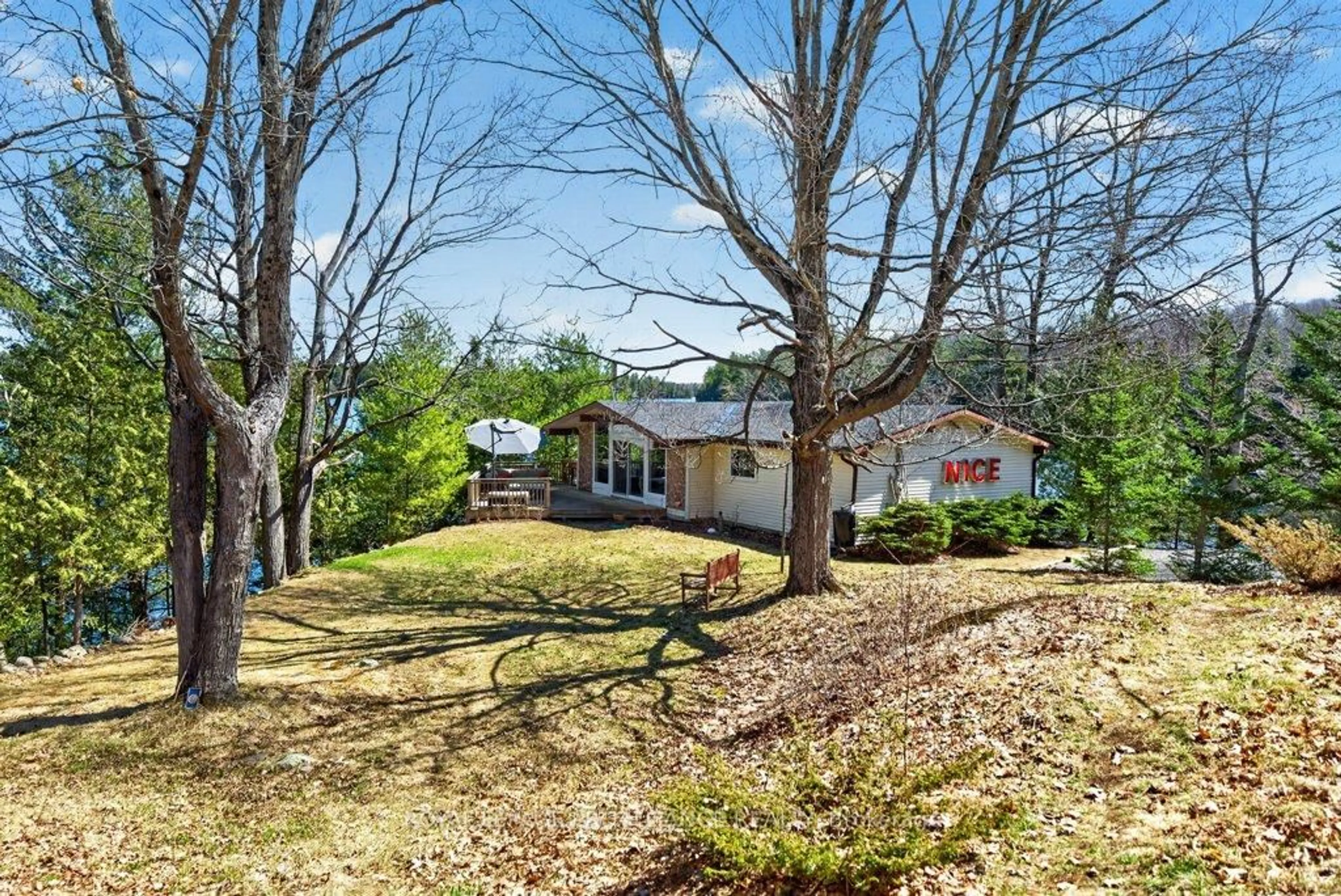 A pic from outside/outdoor area/front of a property/back of a property/a pic from drone, unknown for 1171B Eagle Lake South Shore Rd, Cloyne Ontario K0H 1K0