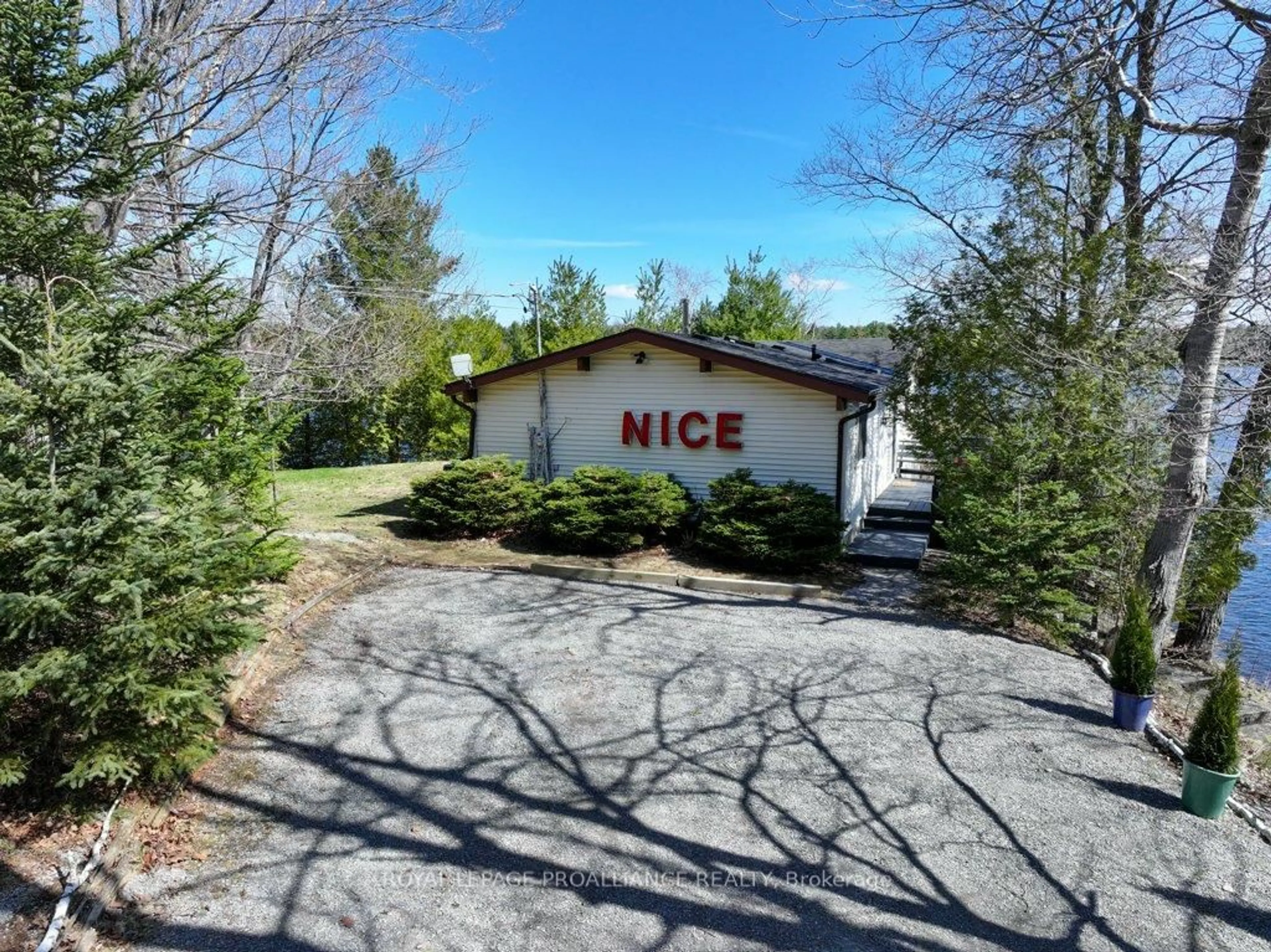 A pic from outside/outdoor area/front of a property/back of a property/a pic from drone, unknown for 1171B Eagle Lake South Shore Rd, Cloyne Ontario K0H 1K0