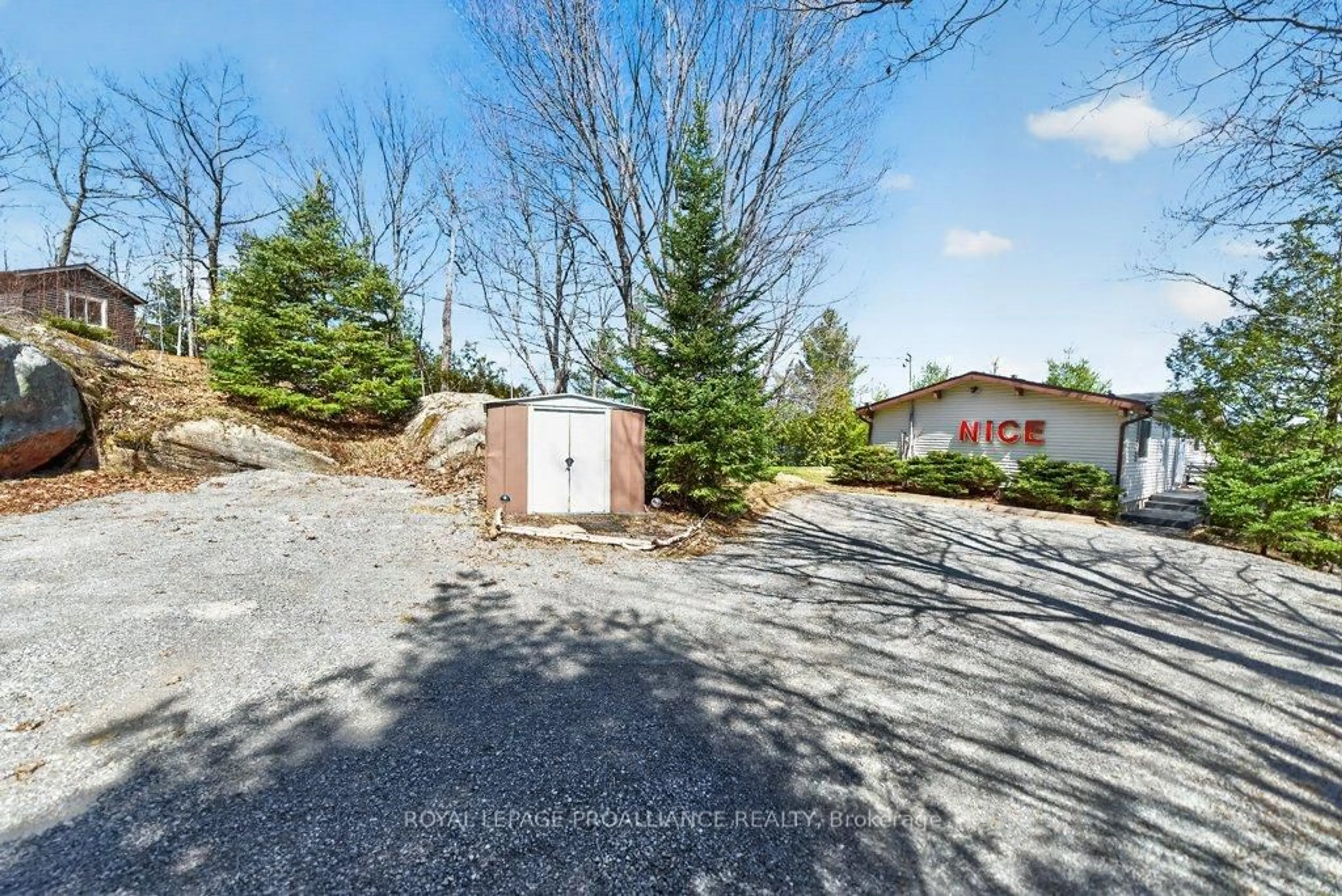 A pic from outside/outdoor area/front of a property/back of a property/a pic from drone, unknown for 1171B Eagle Lake South Shore Rd, Cloyne Ontario K0H 1K0