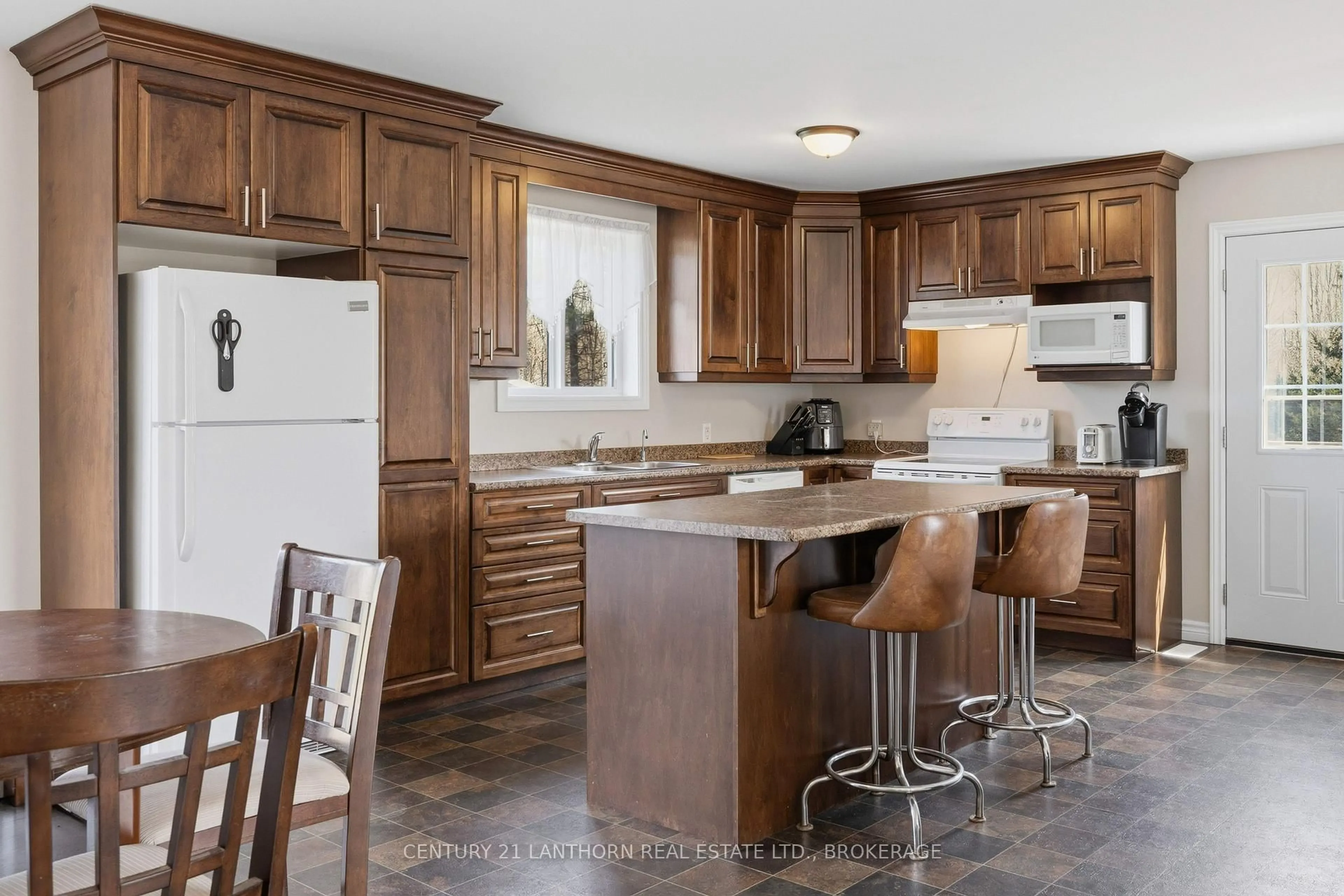 Open concept kitchen, ceramic/tile floor for 1707 County Road 27, Stone Mills Ontario K0K 1N0