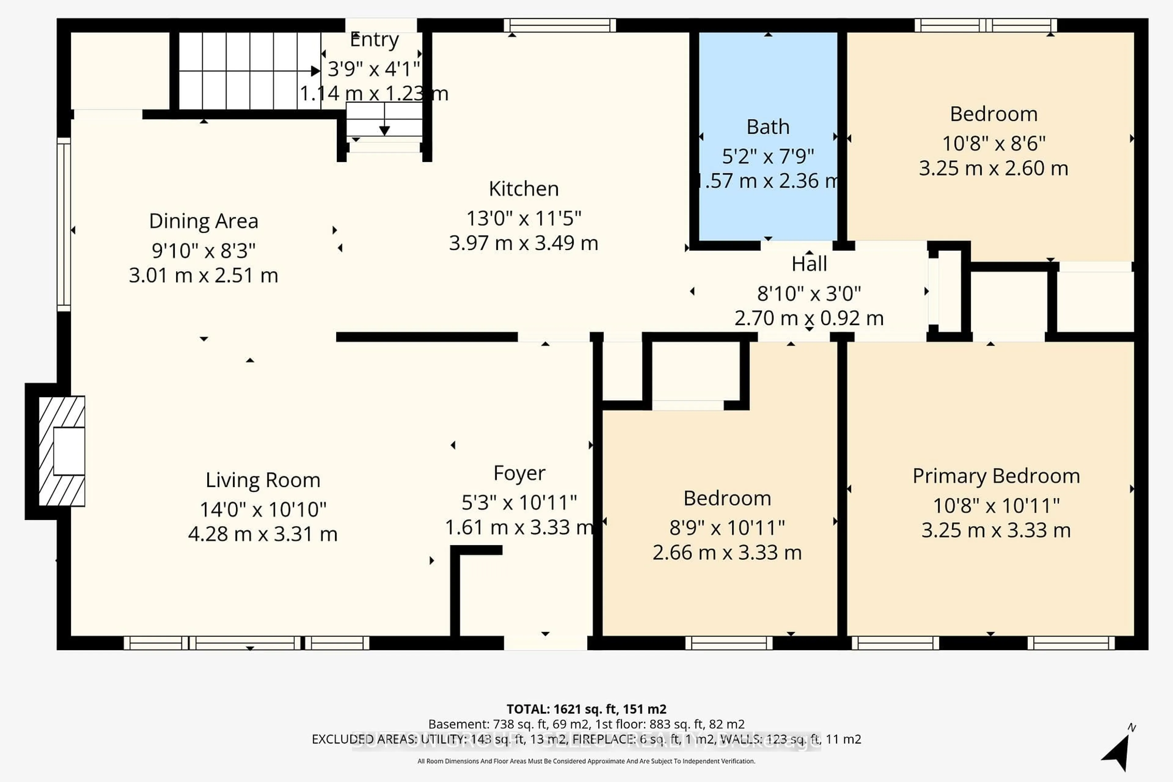 Floor plan for 2 Thorne Ave, London East Ontario N5W 4M8