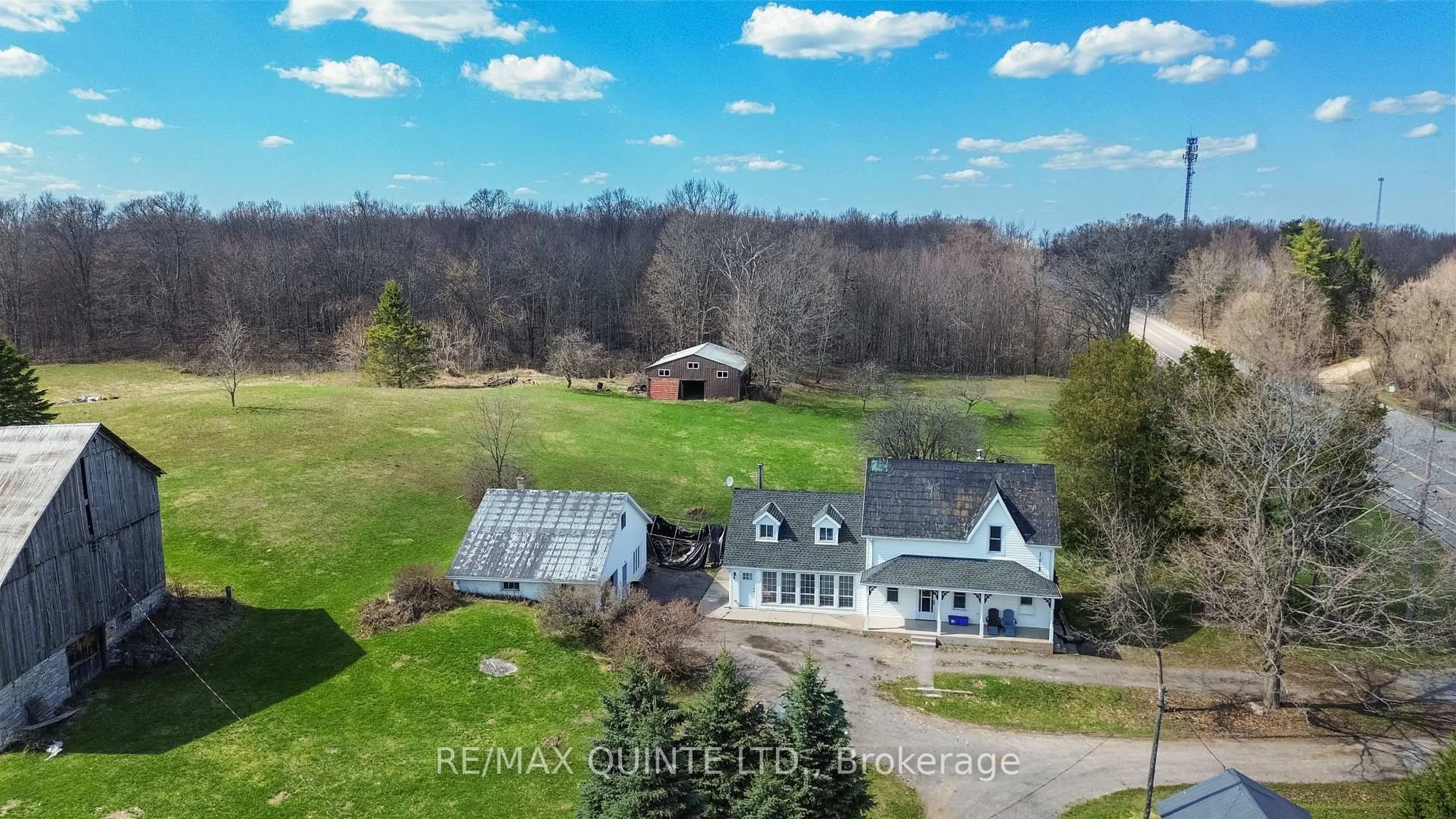 A pic from outside/outdoor area/front of a property/back of a property/a pic from drone, unknown for 15481 Highway 62, Madoc Ontario K0K 2K0
