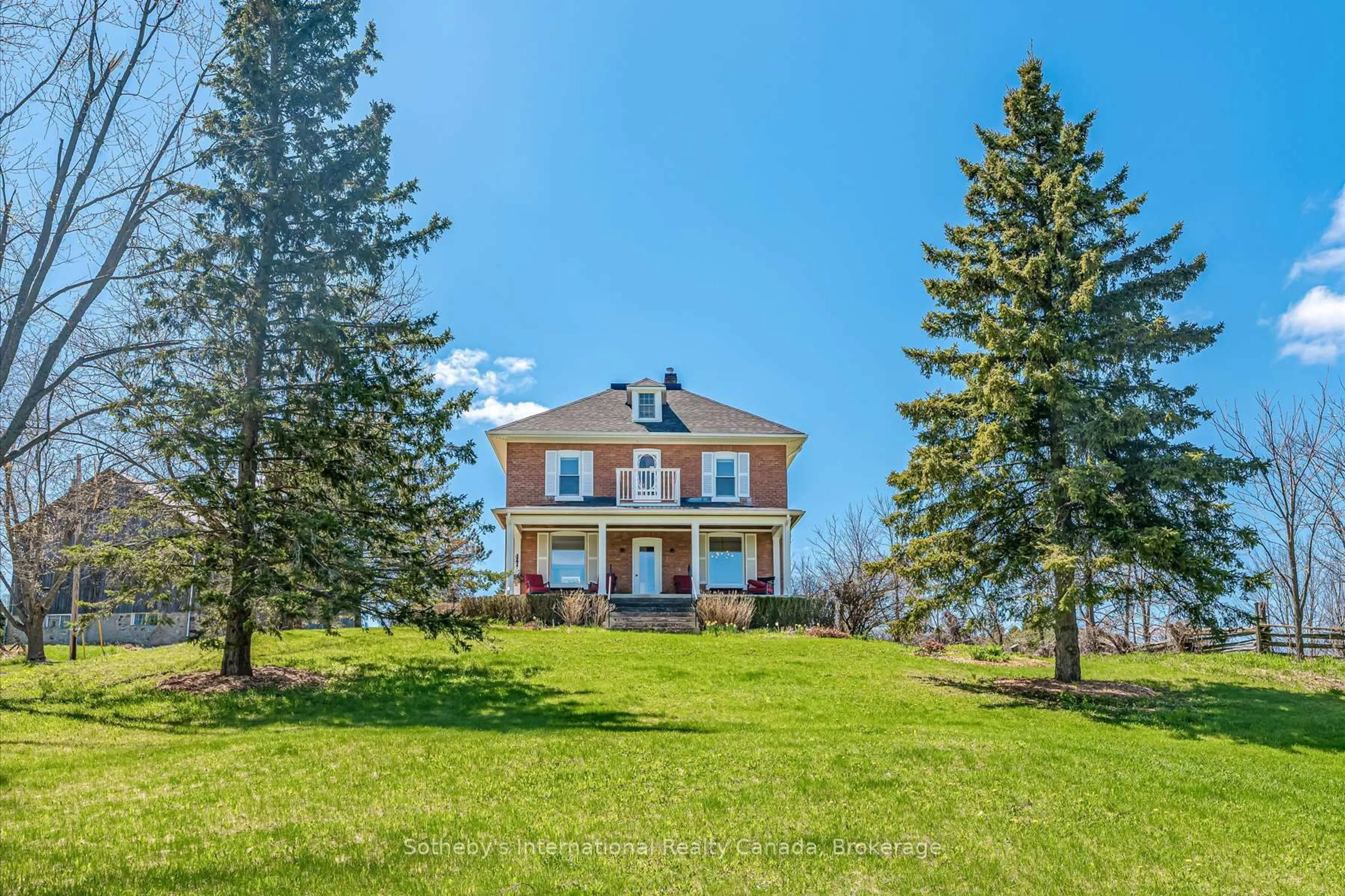 A pic from outside/outdoor area/front of a property/back of a property/a pic from drone, unknown for 717218 1st Line, Mulmur Ontario L9V 0G2