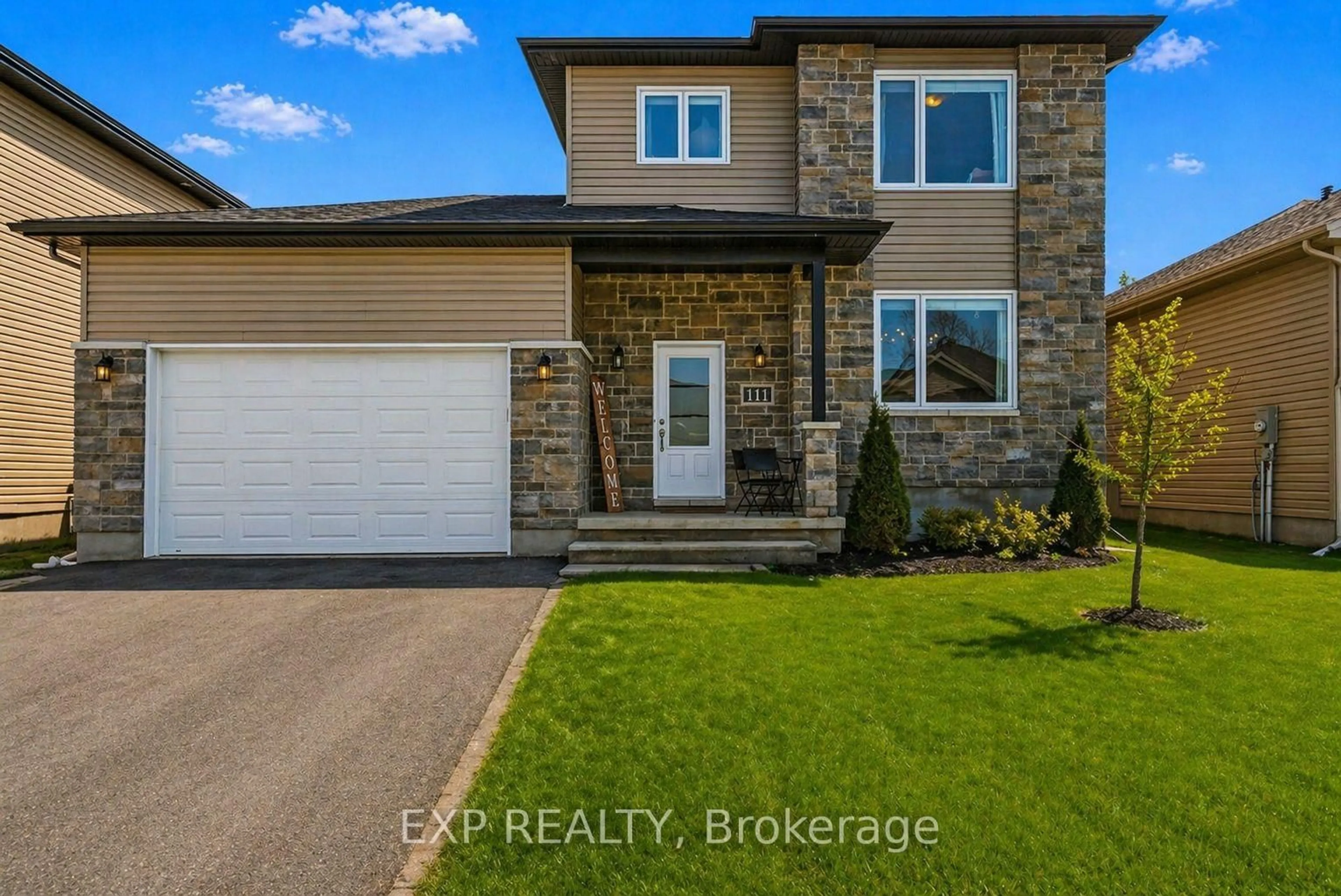 A pic from outside/outdoor area/front of a property/back of a property/a pic from drone, street for 111 DESJARDINS St, The Nation Ontario K0A 2M0