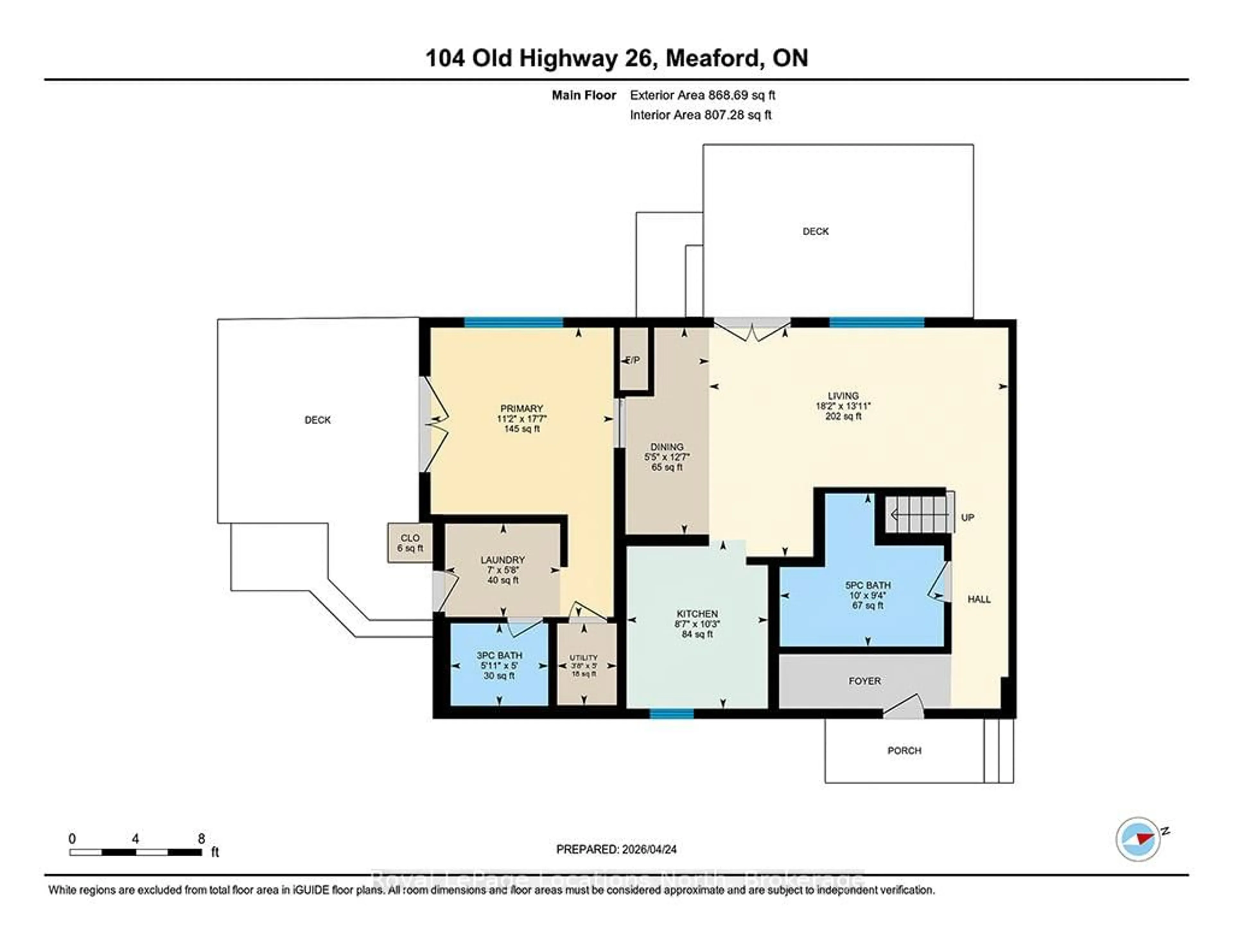 Floor plan for 104 Old 26 Highway, Meaford Ontario N4L 1W7