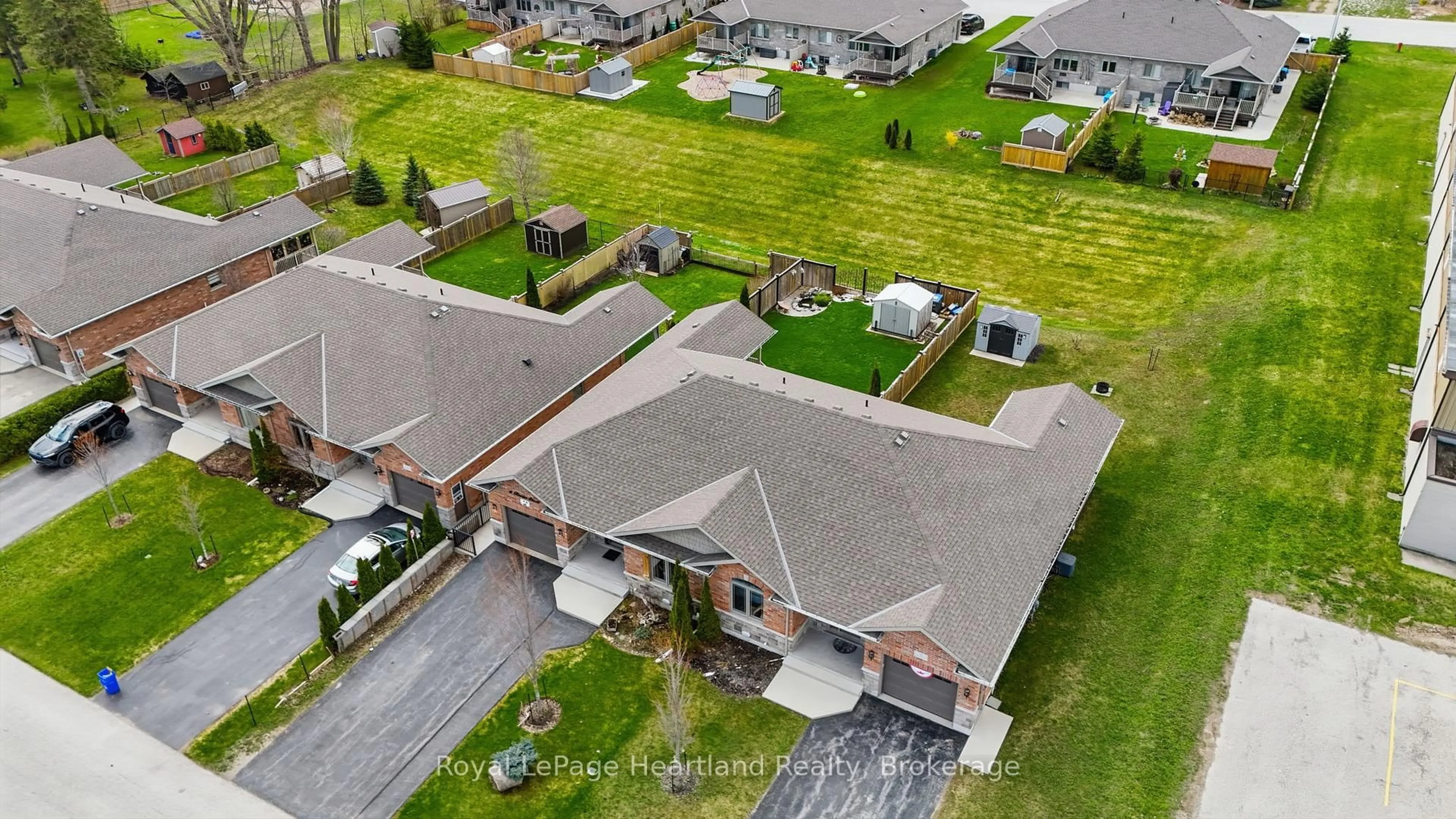 A pic from outside/outdoor area/front of a property/back of a property/a pic from drone, street for 6 Brown St, Minto Ontario N0G 1M0