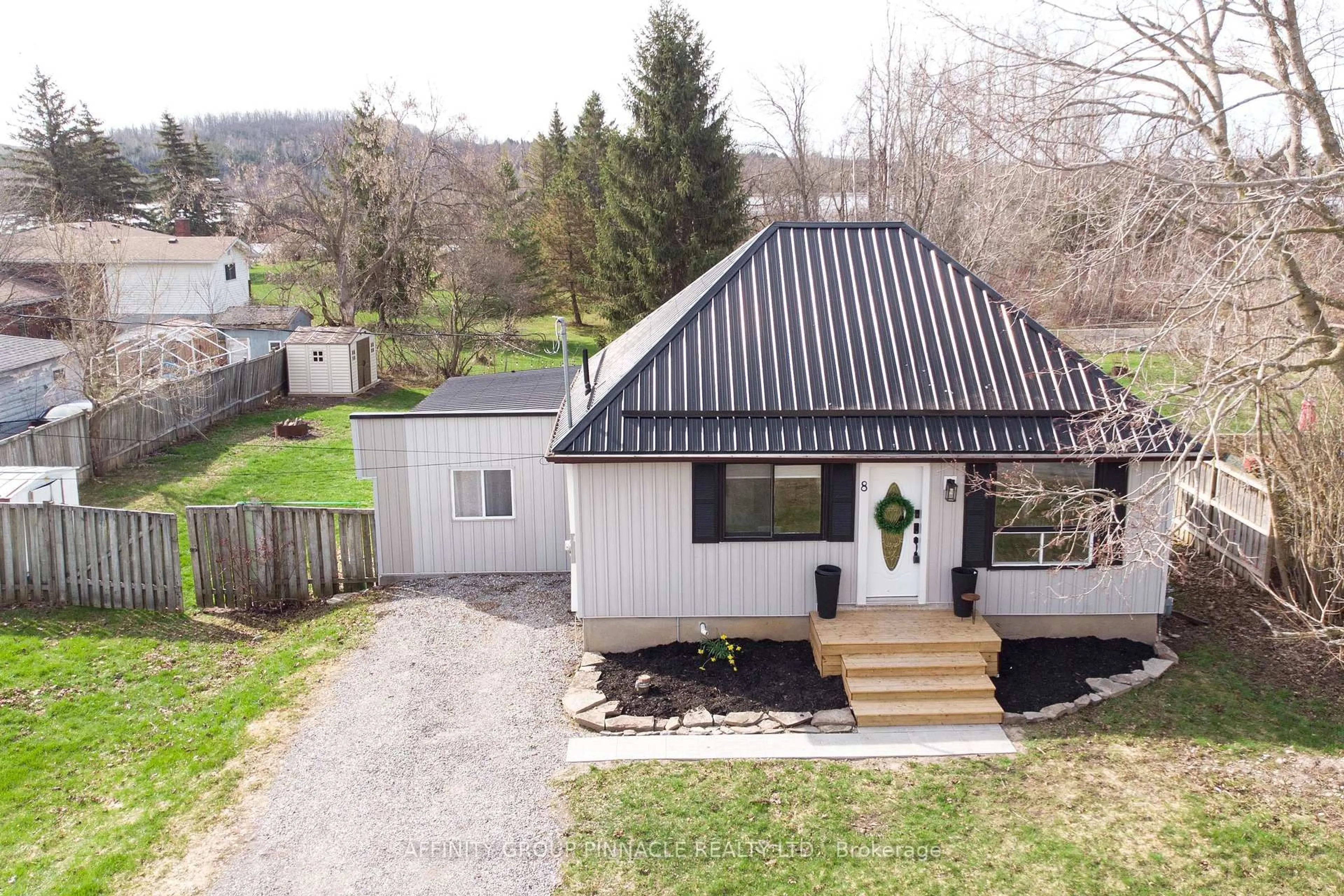 A pic from outside/outdoor area/front of a property/back of a property/a pic from drone, unknown for 8 Mary St, Kawartha Lakes Ontario K0L 2W0