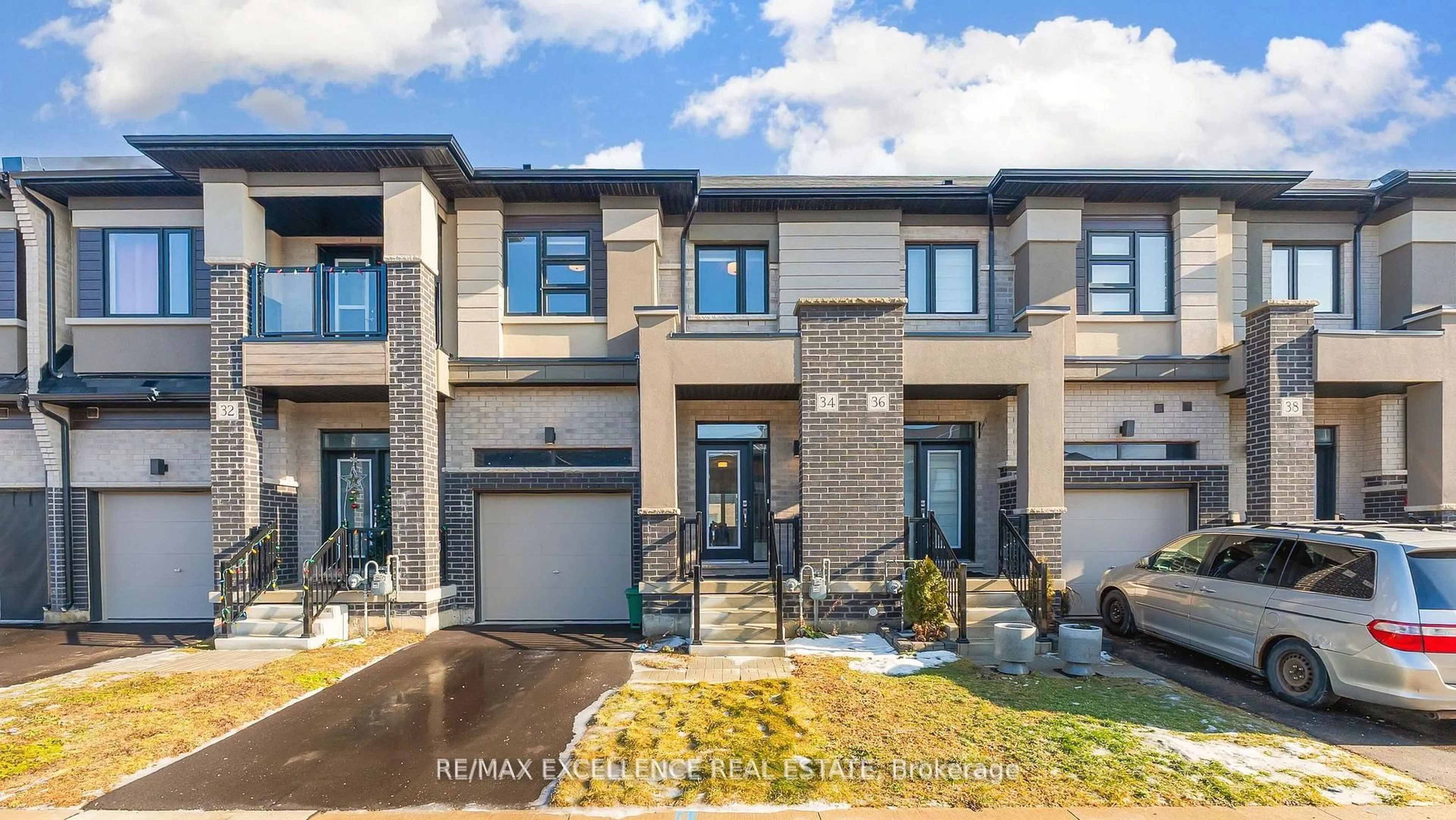 Home with brick exterior material, street for 34 Bowery Rd, Brantford Ontario N3V 0A9