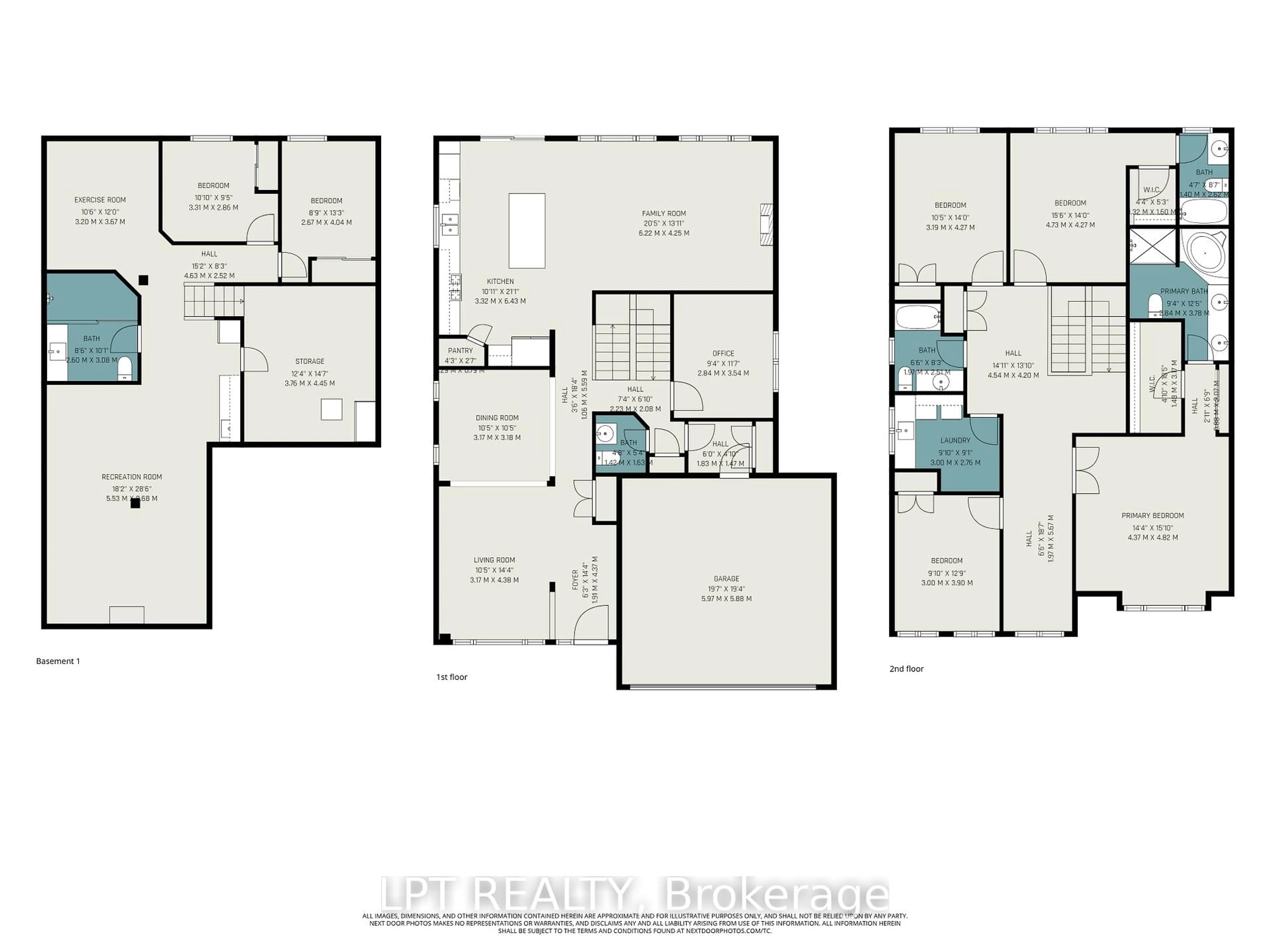 Floor plan for 269 Gracewood Cres, Ottawa Ontario K1T 0J1