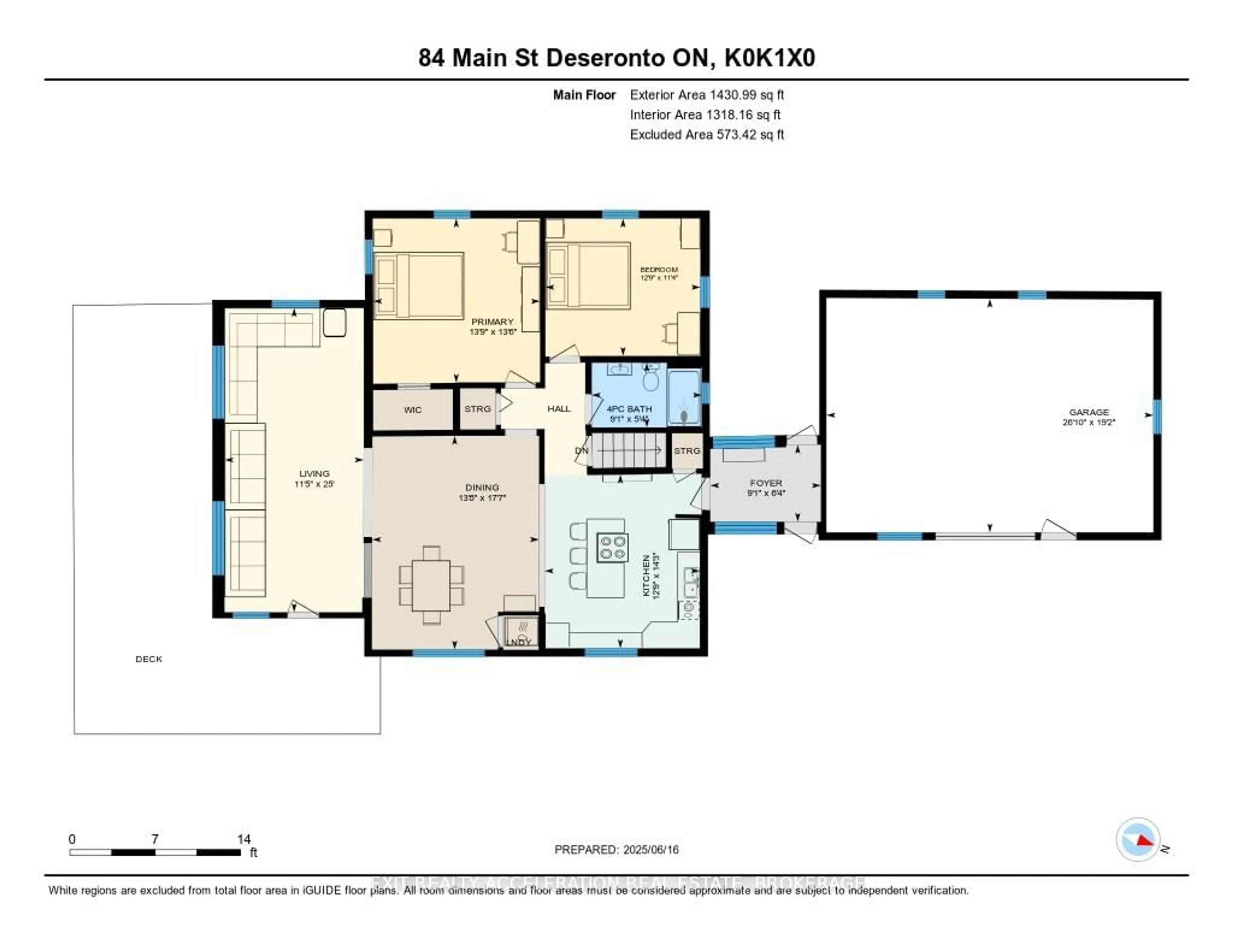 Floor plan for 84 Main St, Deseronto Ontario K0K 1X0
