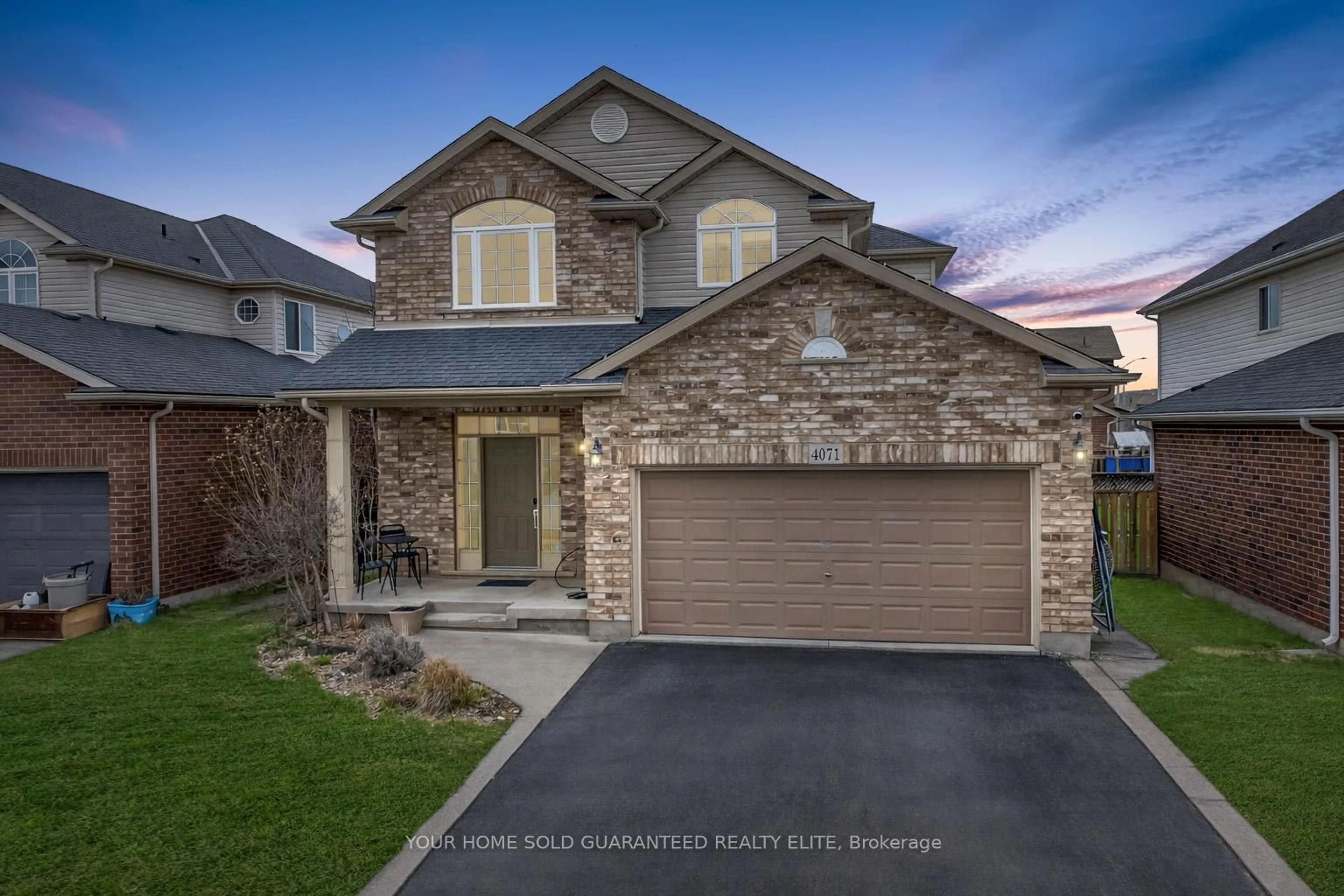 Home with brick exterior material, street for 4071 Bush Cres, Lincoln Ontario L3J 0G7